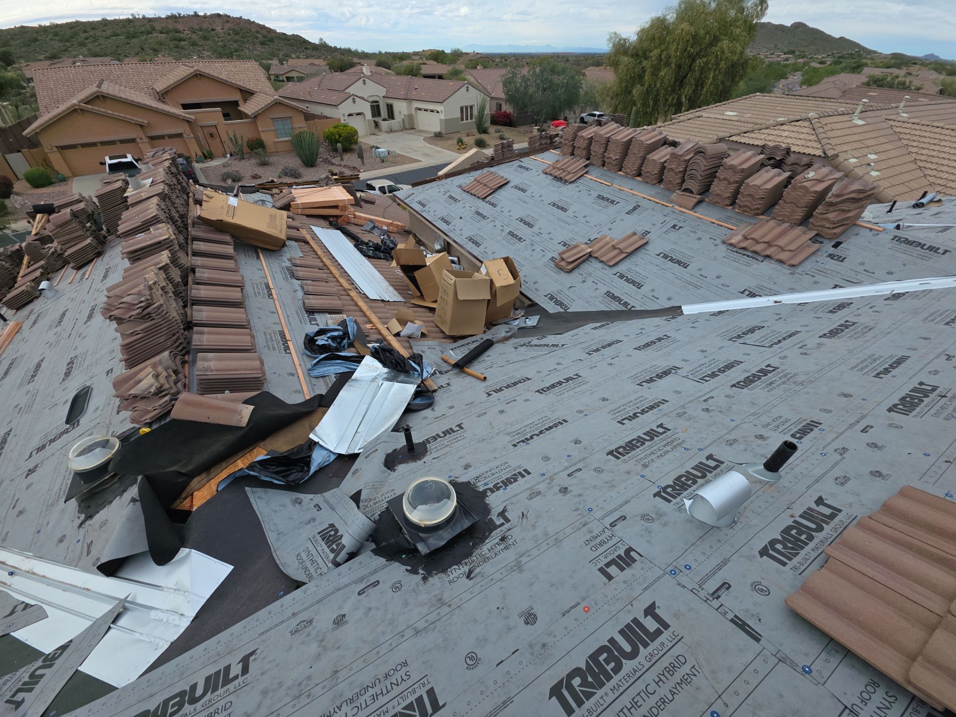 Gold Canyon Tile Reset  by Weather-Tite Roofing