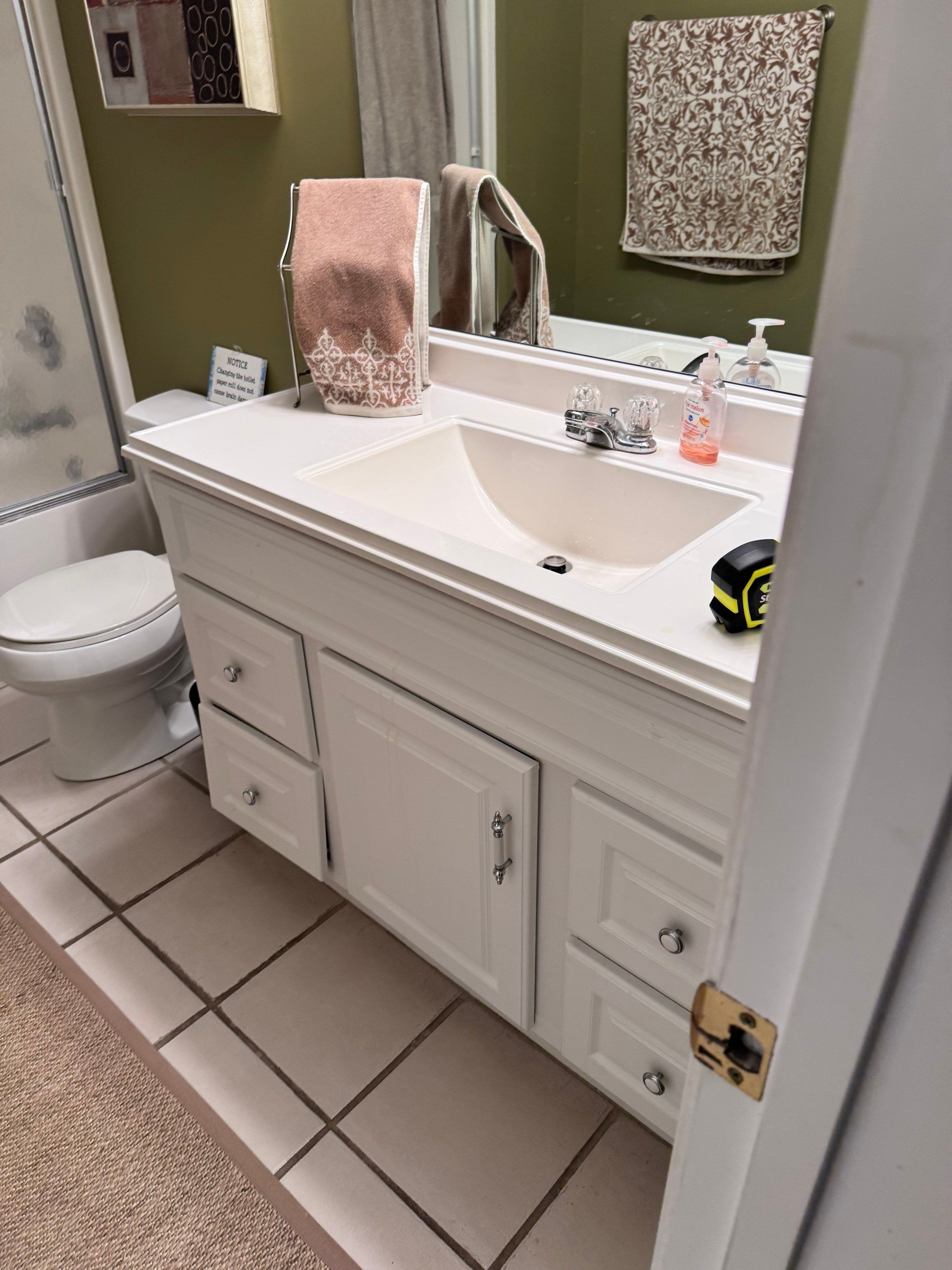 Basement bathroom renovation by Prudencio