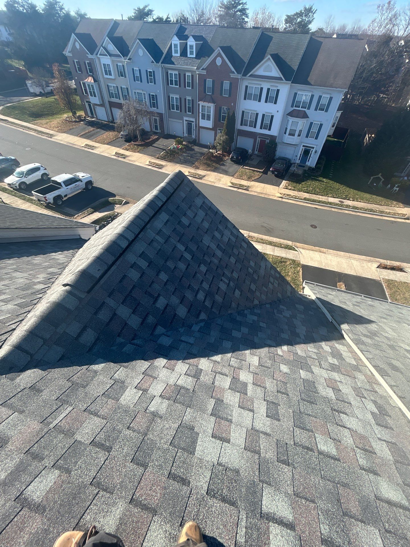 Bristow: Residential Roof Replacement with CertainTeed Landmark Pro in Max Def Colonial Slate by RM Banning, Inc.