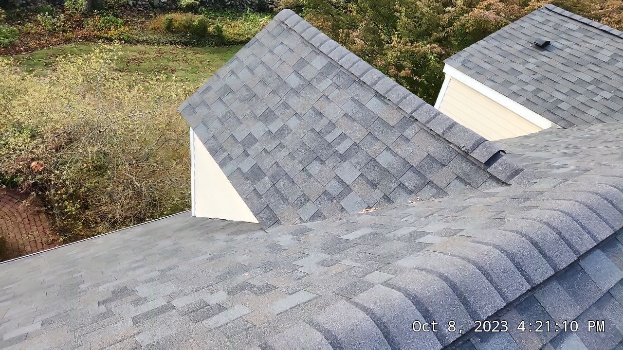 Residential Roofing Installation using Owens Corning TruDefinition Williamsburg gray by A Plus Exterior
