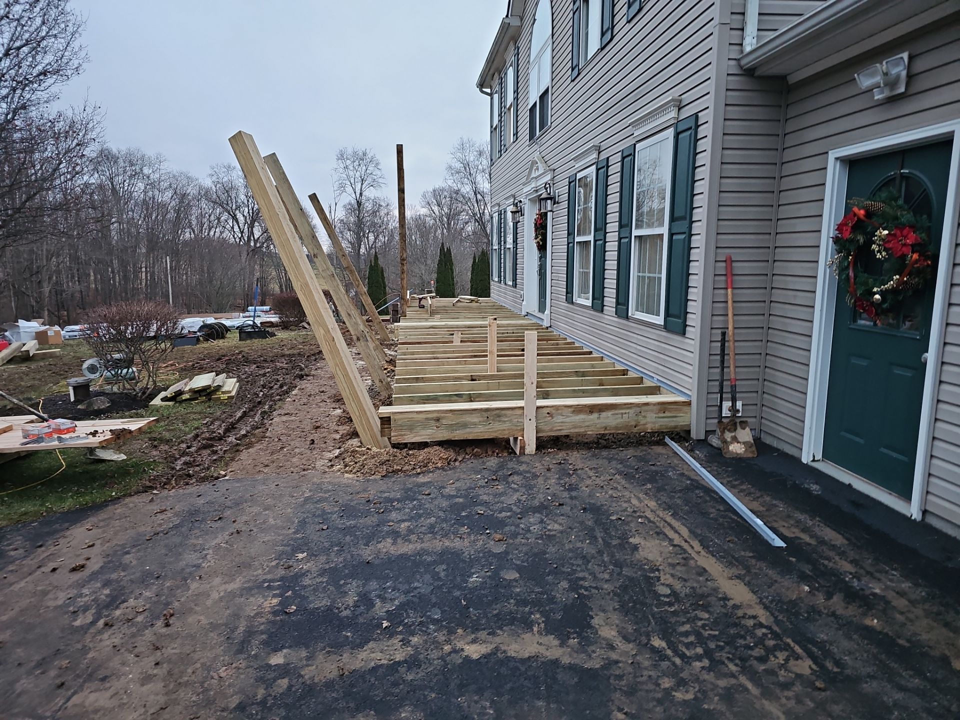 Porch by Cousins Roofing Siding & Decks