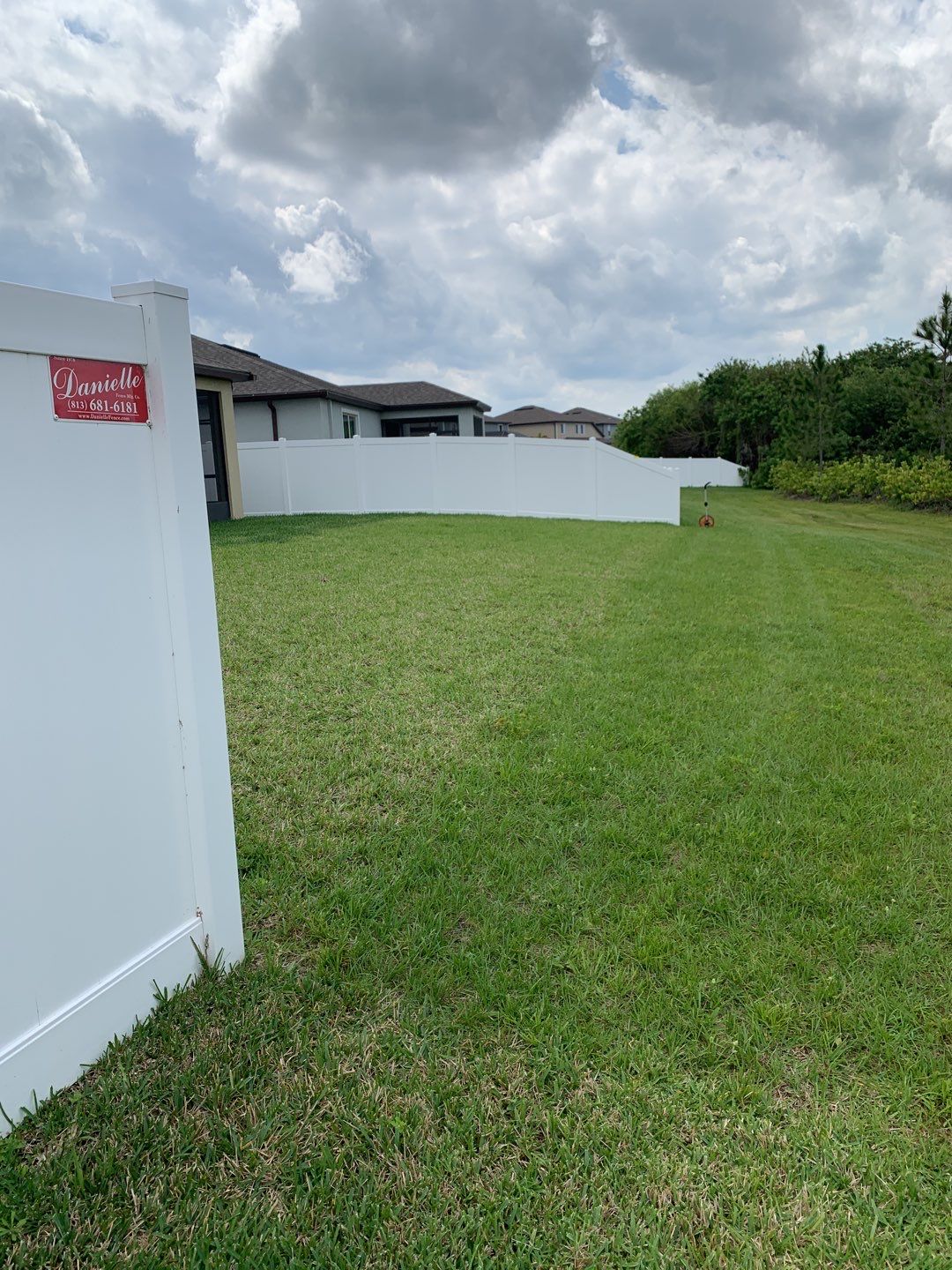 Sarasota, FL- 6 ft. White Vinyl Privacy Fence by Asap fence and gates, LLC