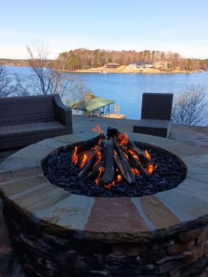 Outdoor Log Set Installation