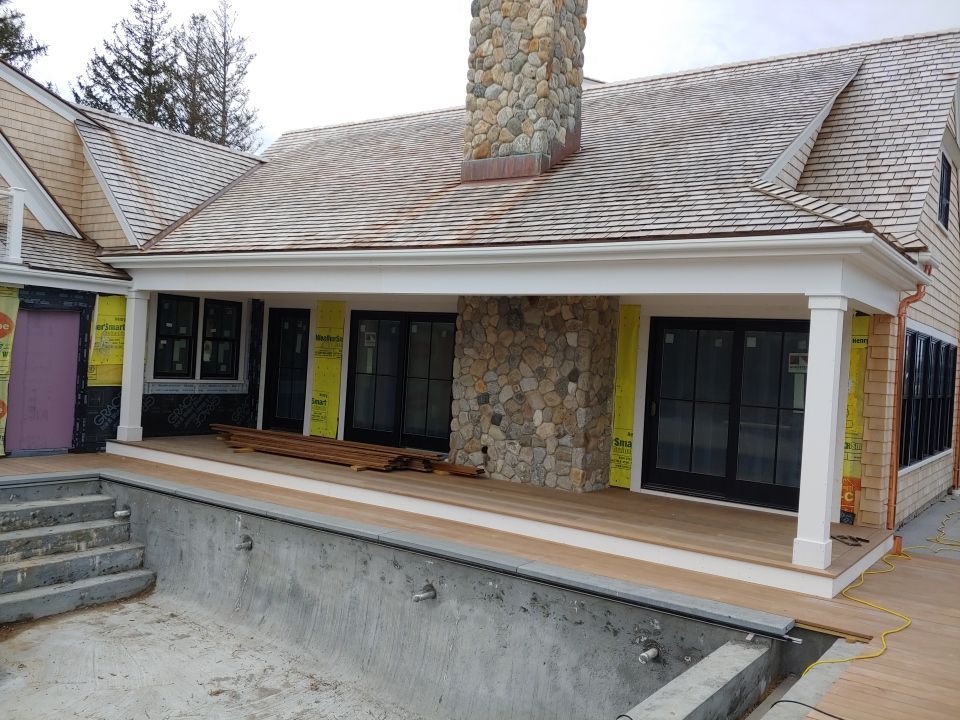 Chatham, MA Gutter Installation using 4x5 FiberGlass Gutter by Gutter Pro Enterprises