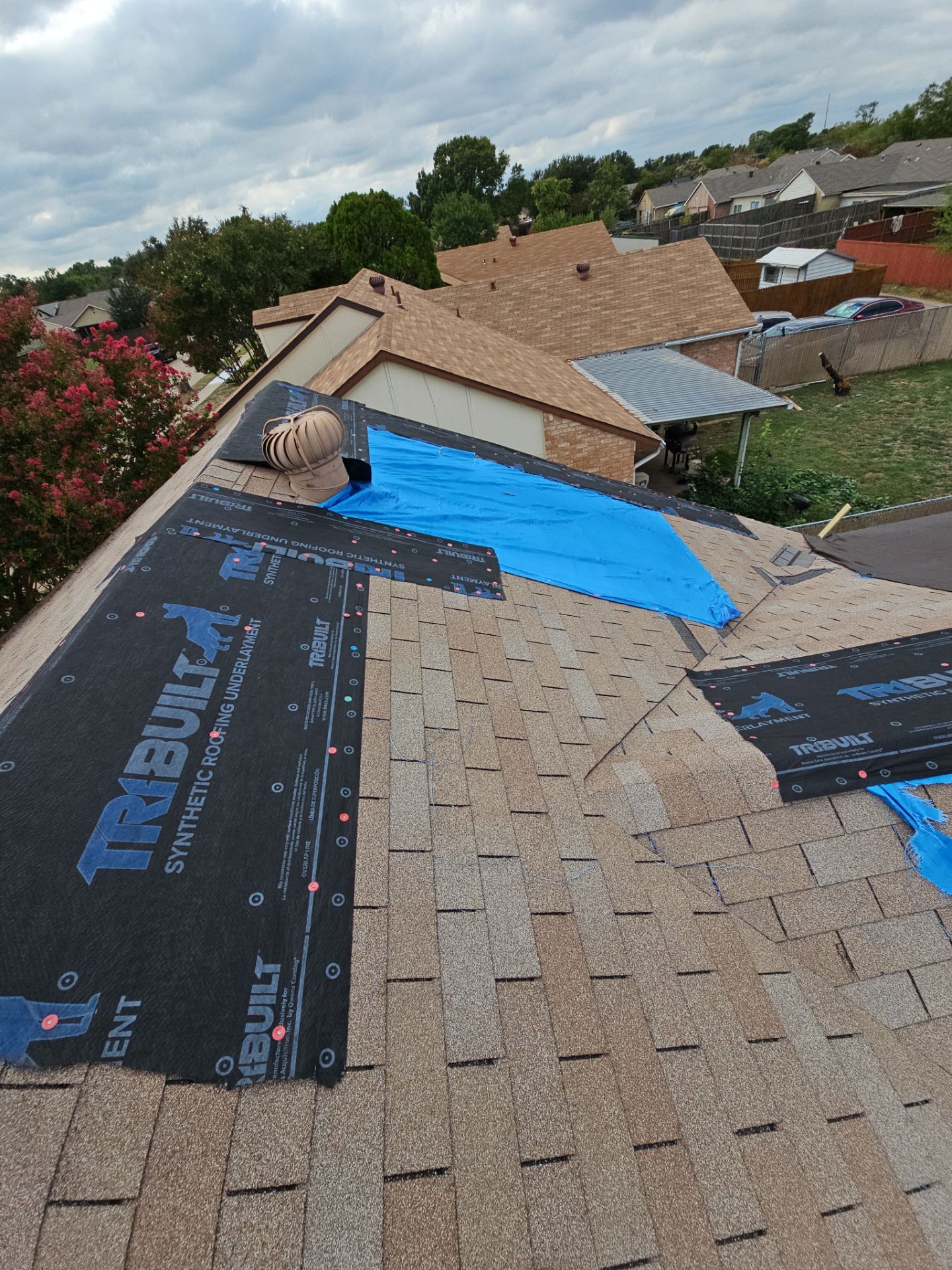 Complete Roof Replacement & Interior Ceiling Restoration in Garland, TX by road roofing llc