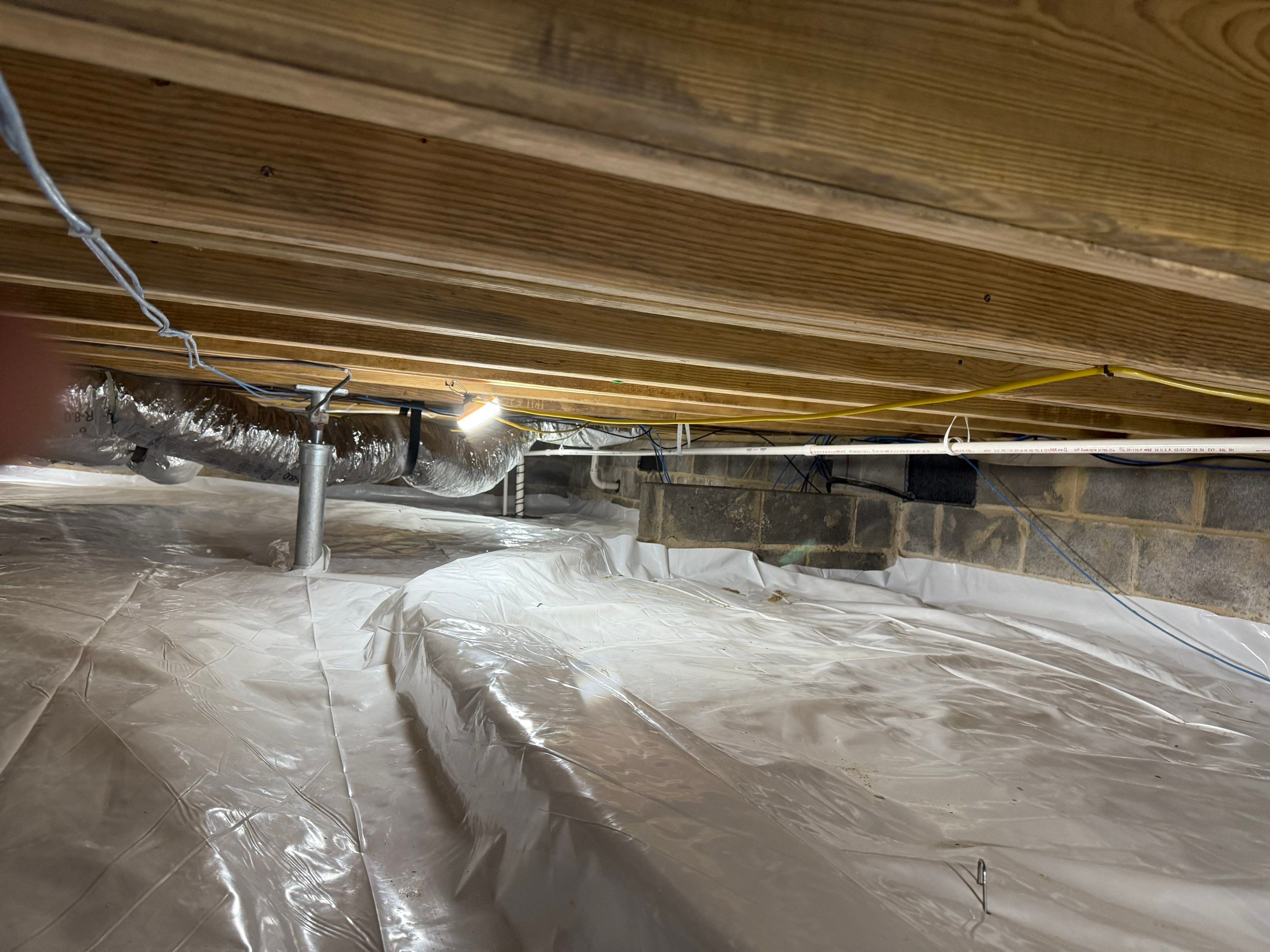 Project in Carrsville by Patriot Crawl Space Repairs