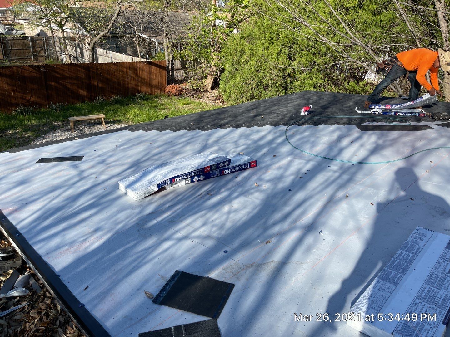 Historical Home needed a full decking and new roof by First United Roofing & Construction