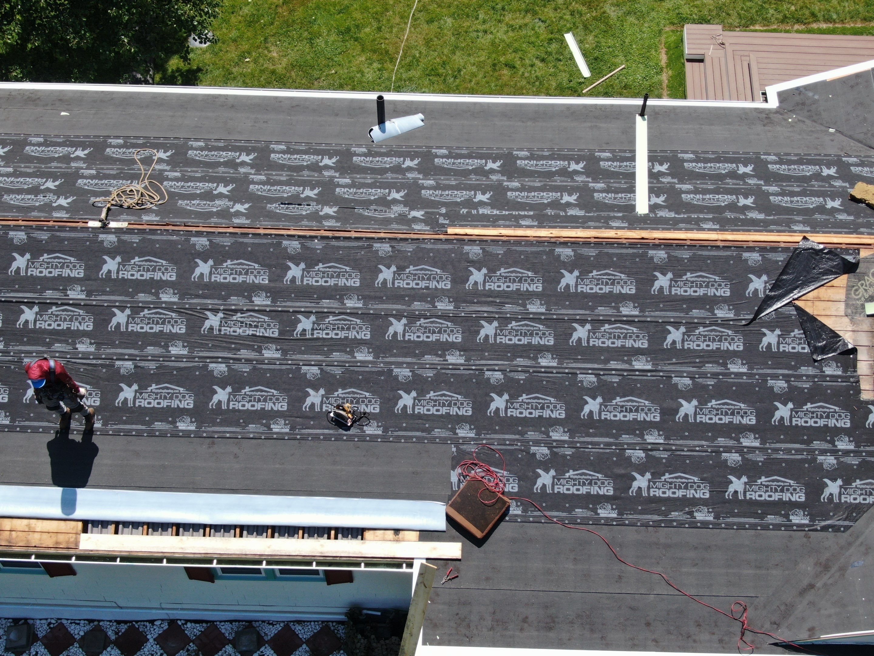 Roof Replacement with Gutter Guards – Westford, MA by Mighty Dog Roofing of Greater Middlesex County