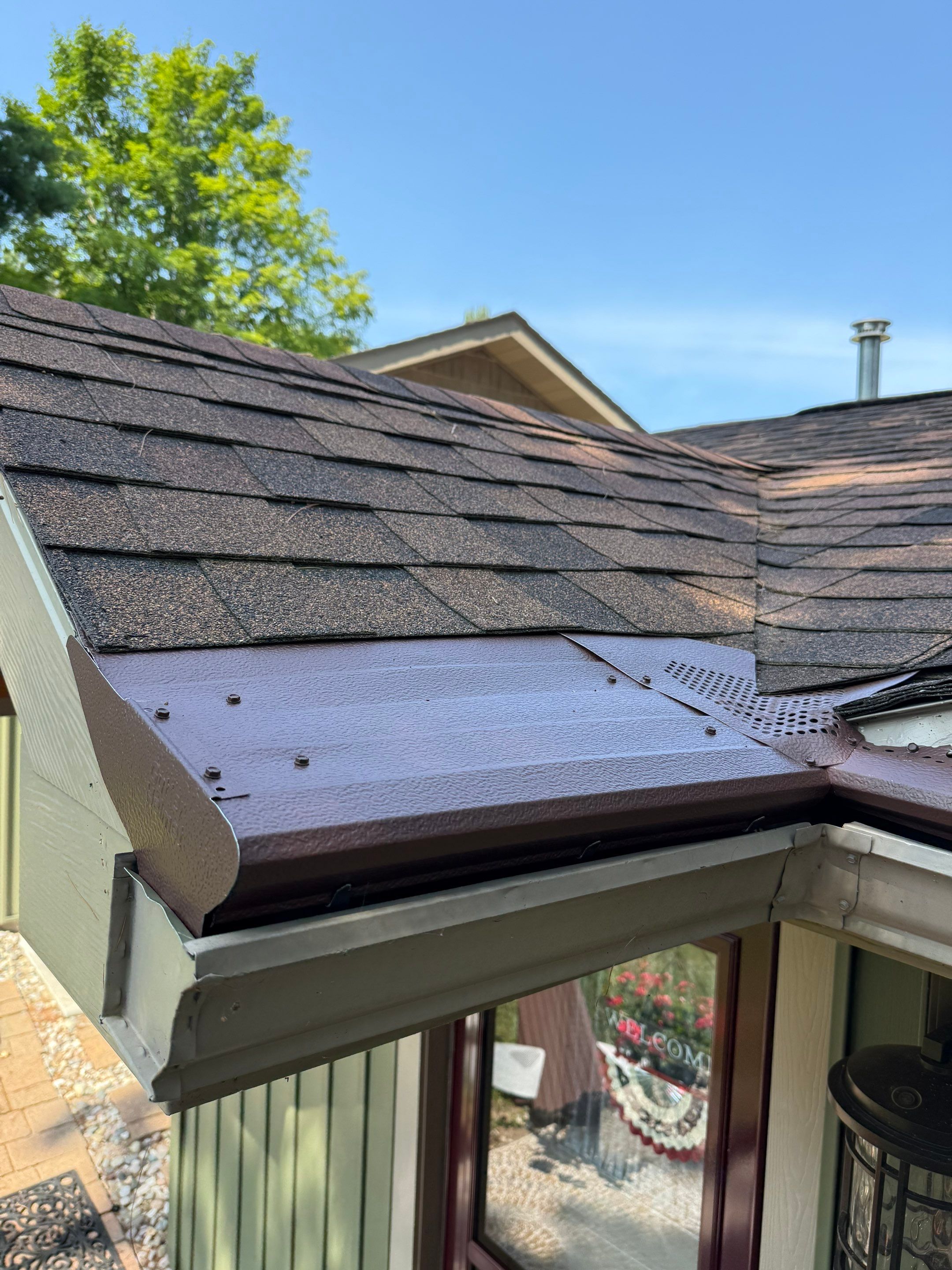 Gutter and Gutter Helmet Protection System in Central Lake by Rainbow Seamless Systems