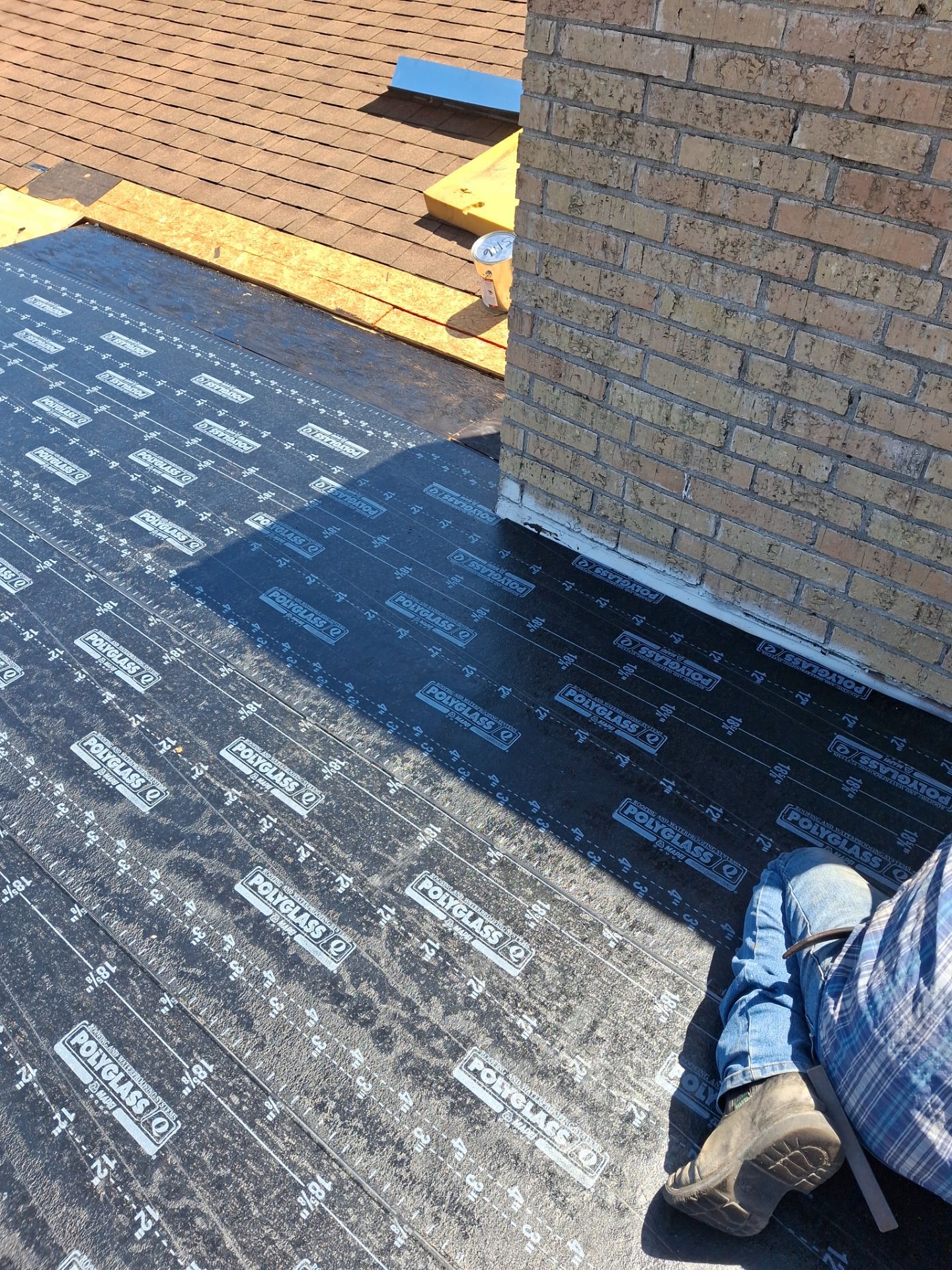 Chimneys need a Cricket.  by Bayfront Roofing and Construction