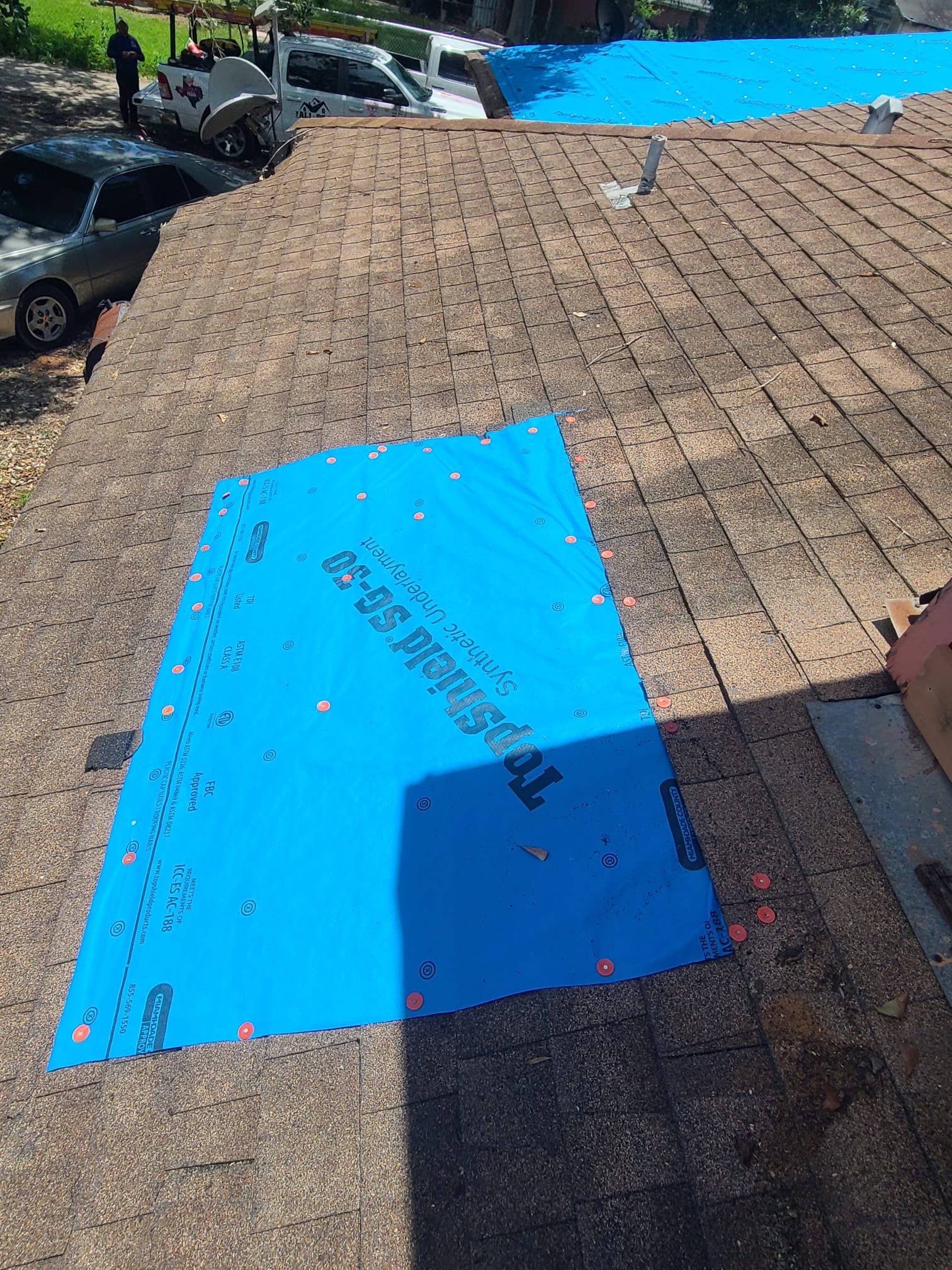 Residential Roofing Repair using tile by Roof Repair Company