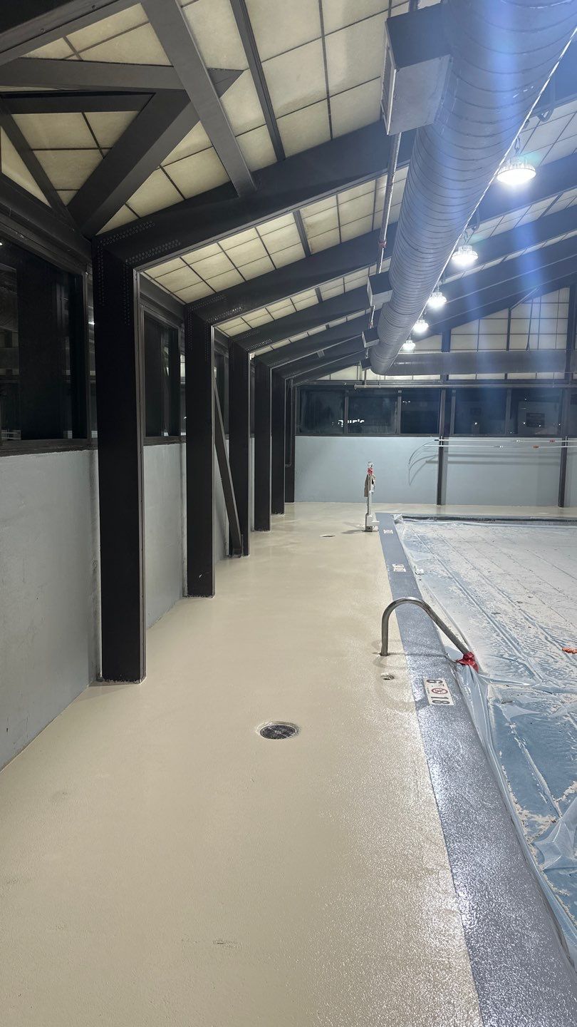 Hotel Pool Deck Project in Mason by Floors in a Day, Inc