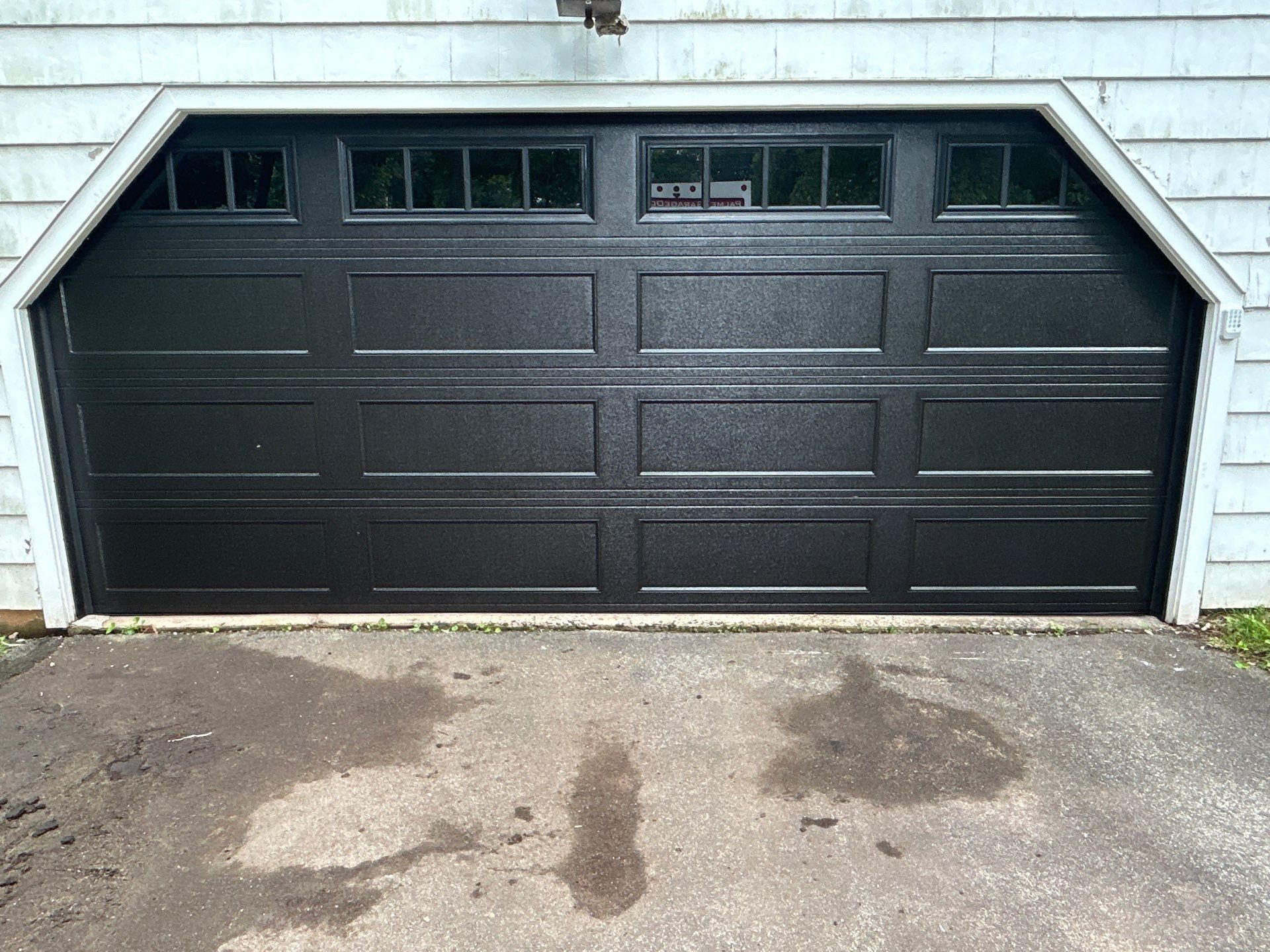Modern Garage Door Upgrade with Amarr Olympus by DiGiorgi Roofing and Siding Inc