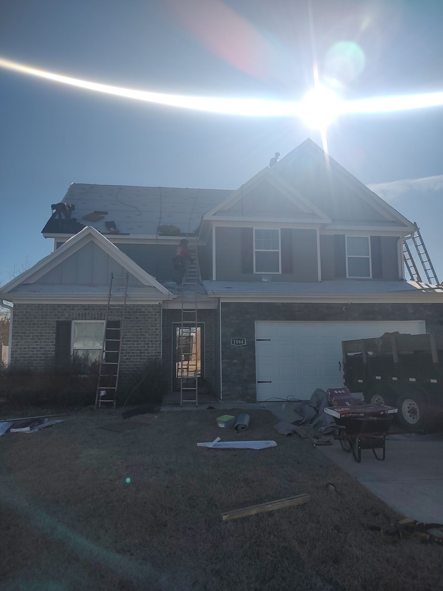 Residential Roof Replacement using GAF NATURAL SHADOW - CHARCOAL by Elite Roofing LLC