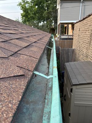 Turtle Shell gutter protection installation in Oak Park, IL 60302, photograph 9