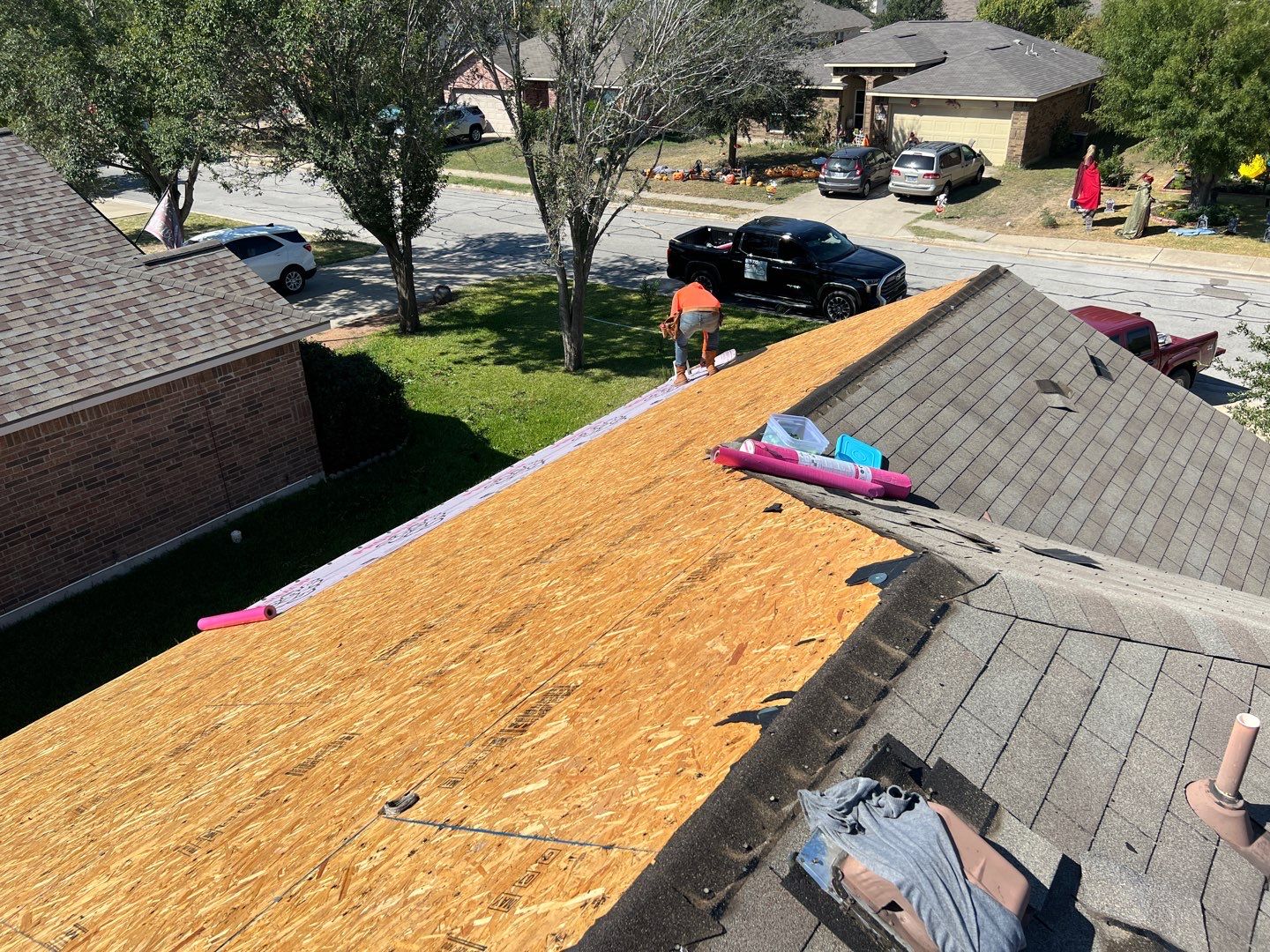 Full Asphalt Shingle Roof Replacement in Hutto by Caliber Restoration LLC