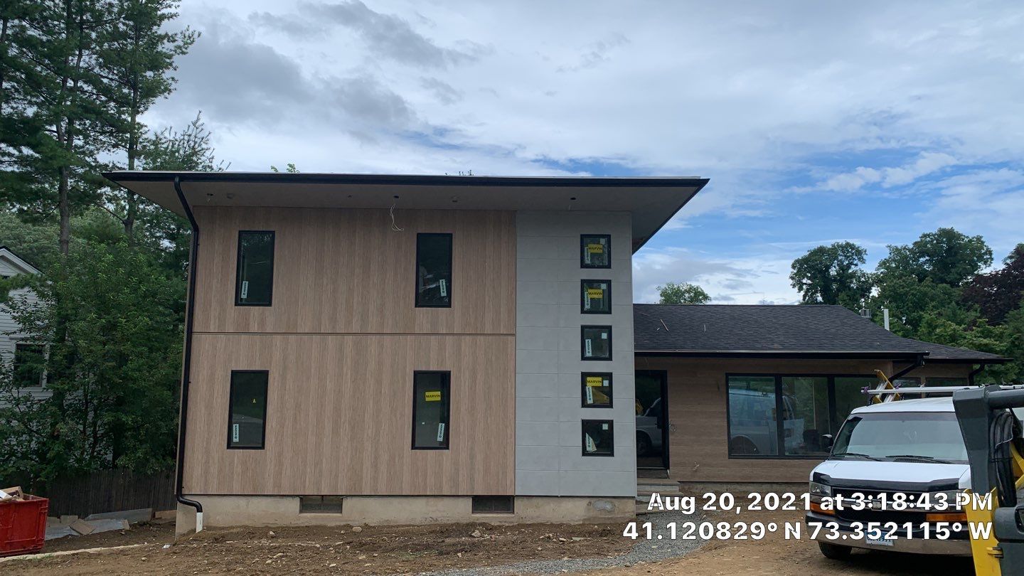 Black Gutters in wesport by A Plus Exterior