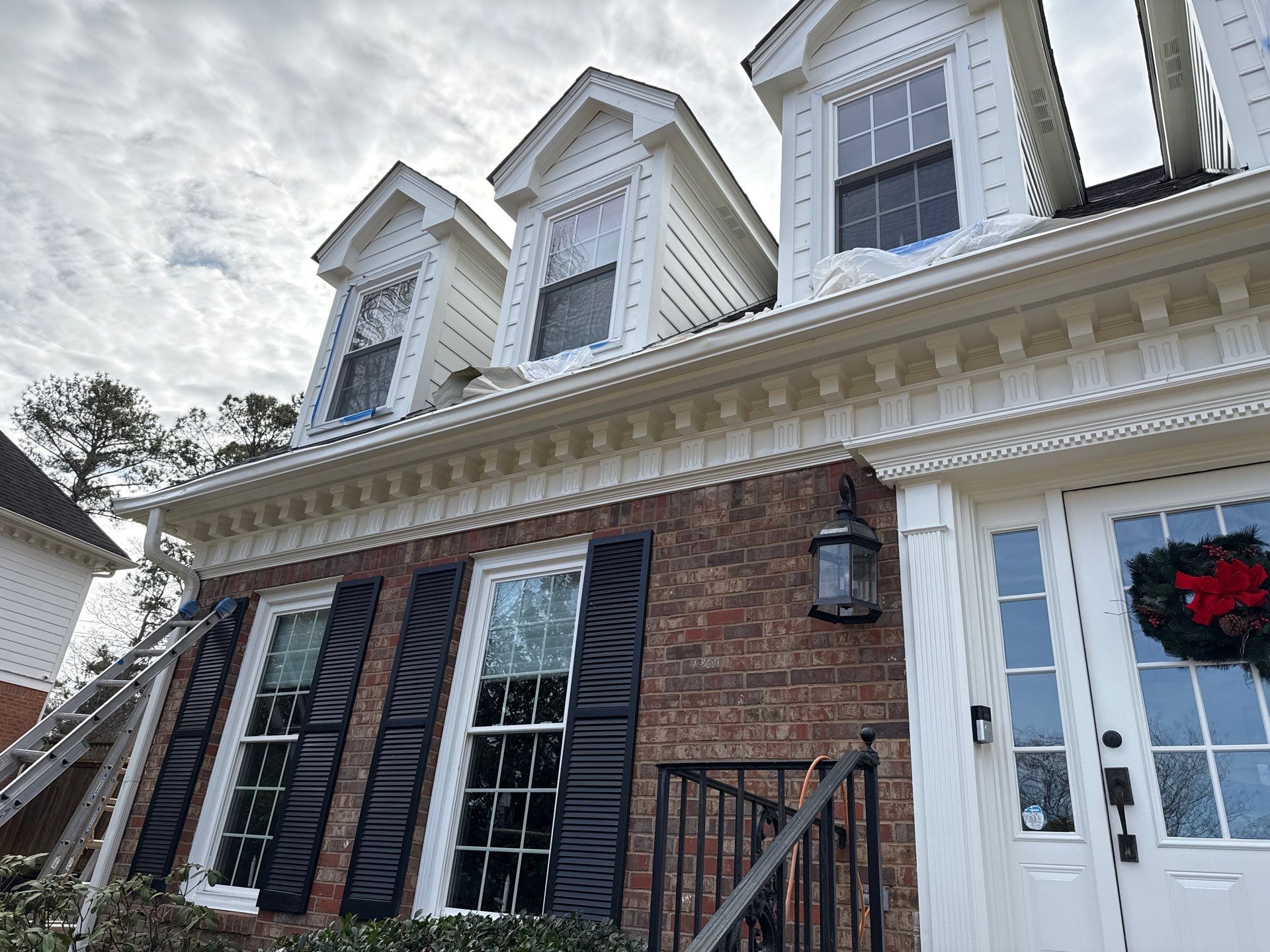 Dormer Siding Replacement using James Hardie Lap Siding in Atlanta, GA by Nelson Exteriors