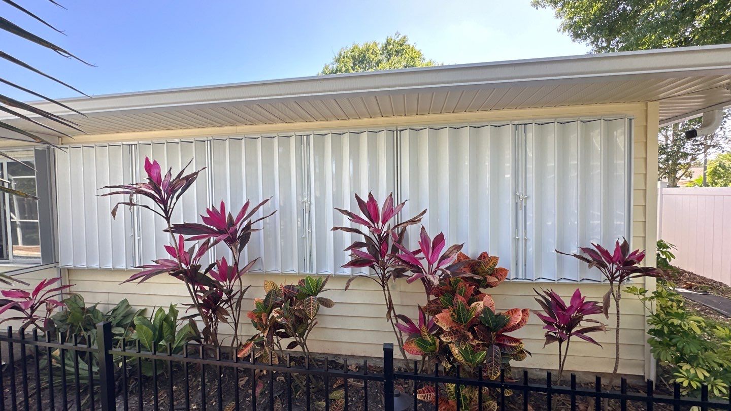 Hurricane Shutters using Accordions by Smart Guard Shutters