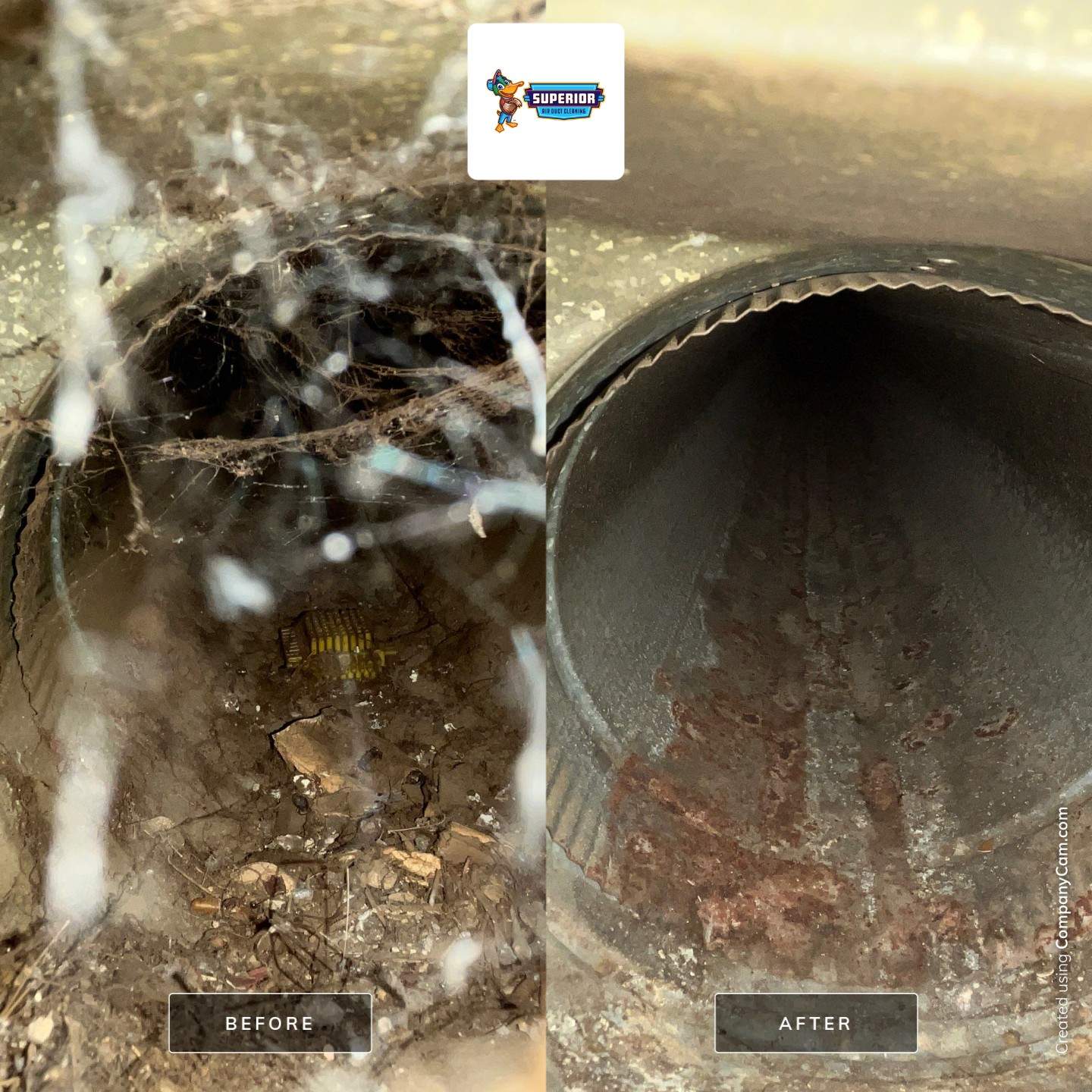 Air Duct Cleaning With a Vacuum Truck in Darlington, PA by Superior Air Duct Cleaning