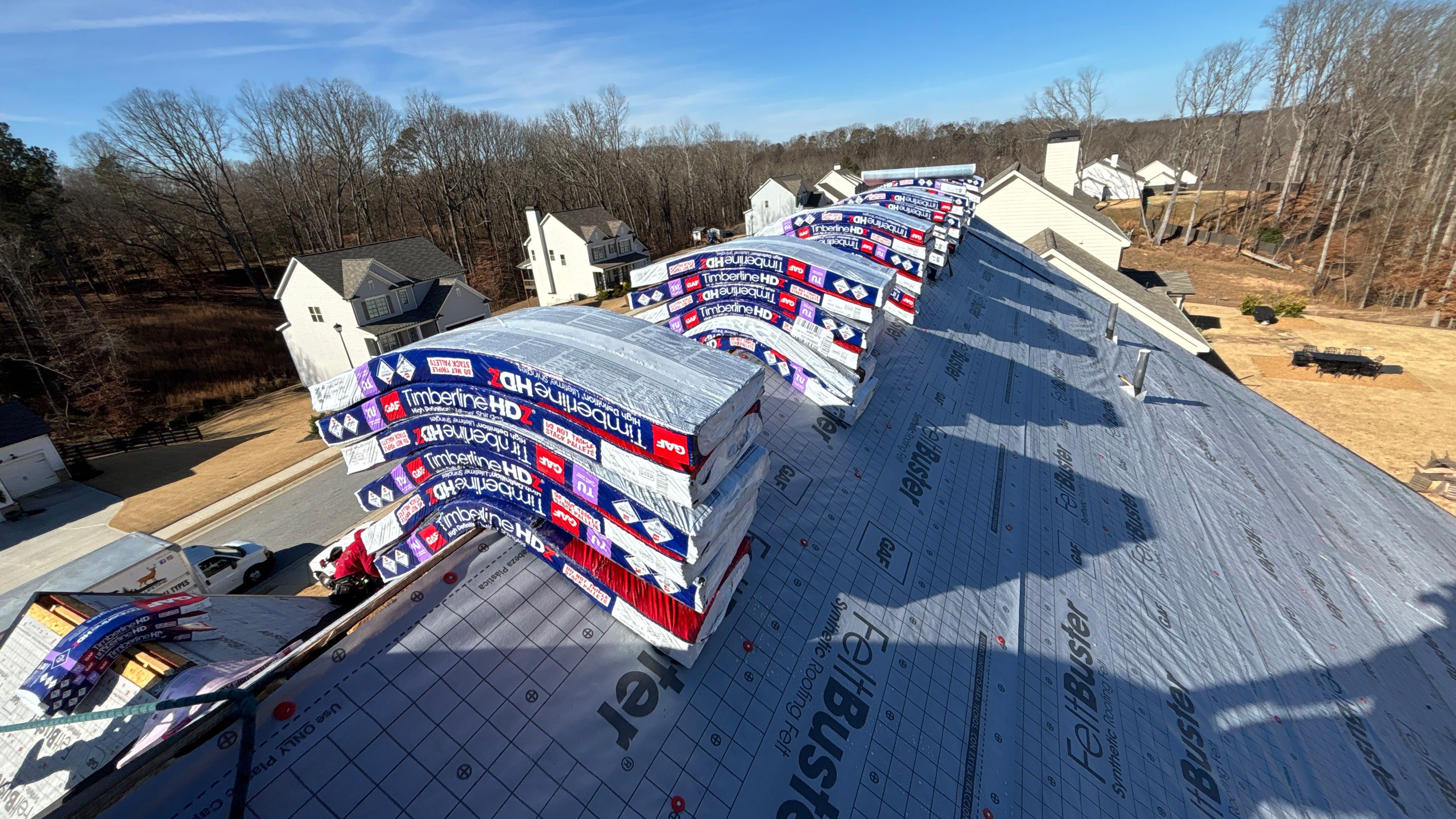 Wind damamge  by Deerfield Roofing LLC