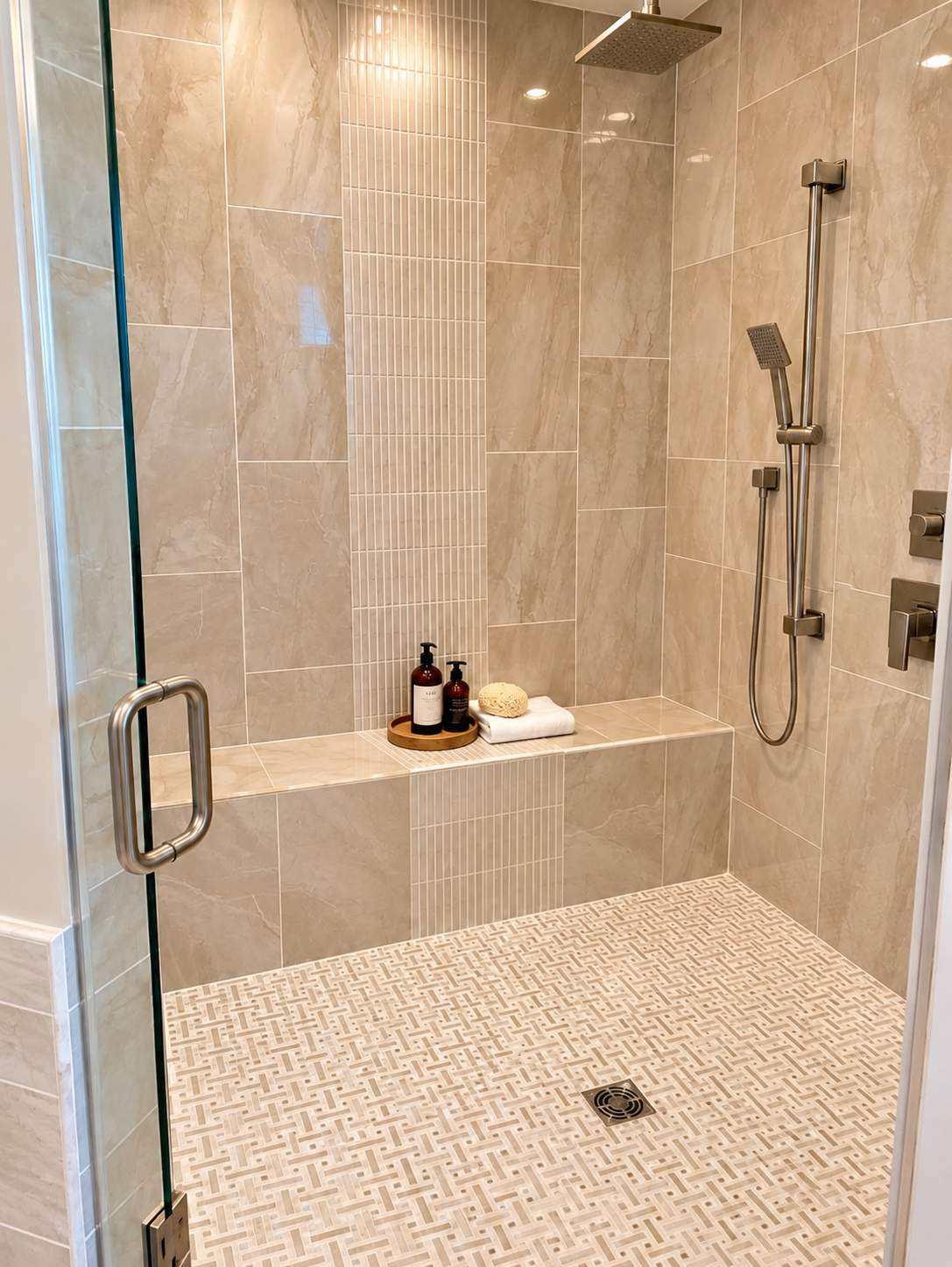 Luxury Primary Bathroom Remodel with Custom Walk-In Shower & Soaking Tub by Remodel Now