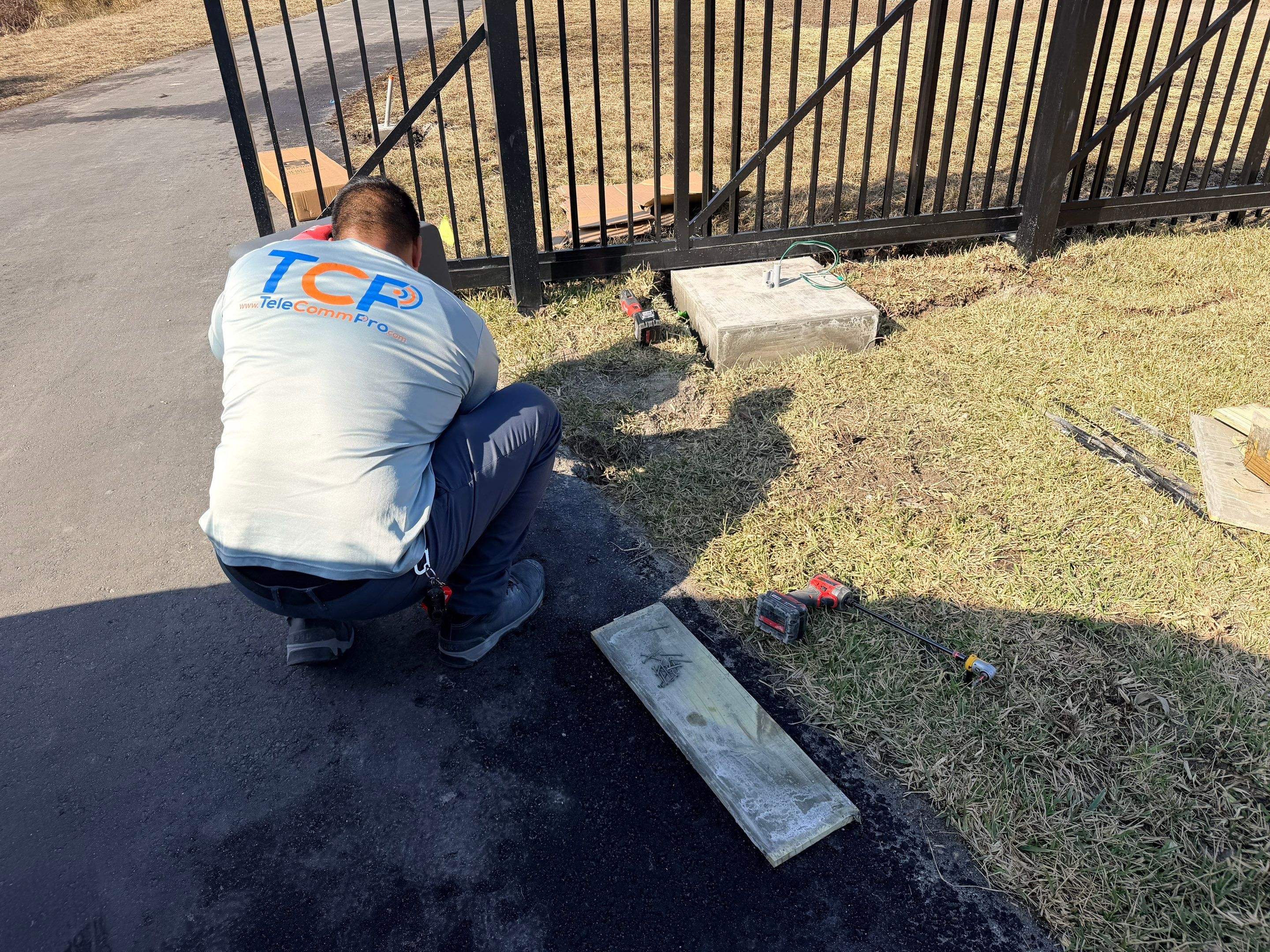 Slide Gate Operator Installation with MAX Control Board – Melbourne, FL by TeleCommPro