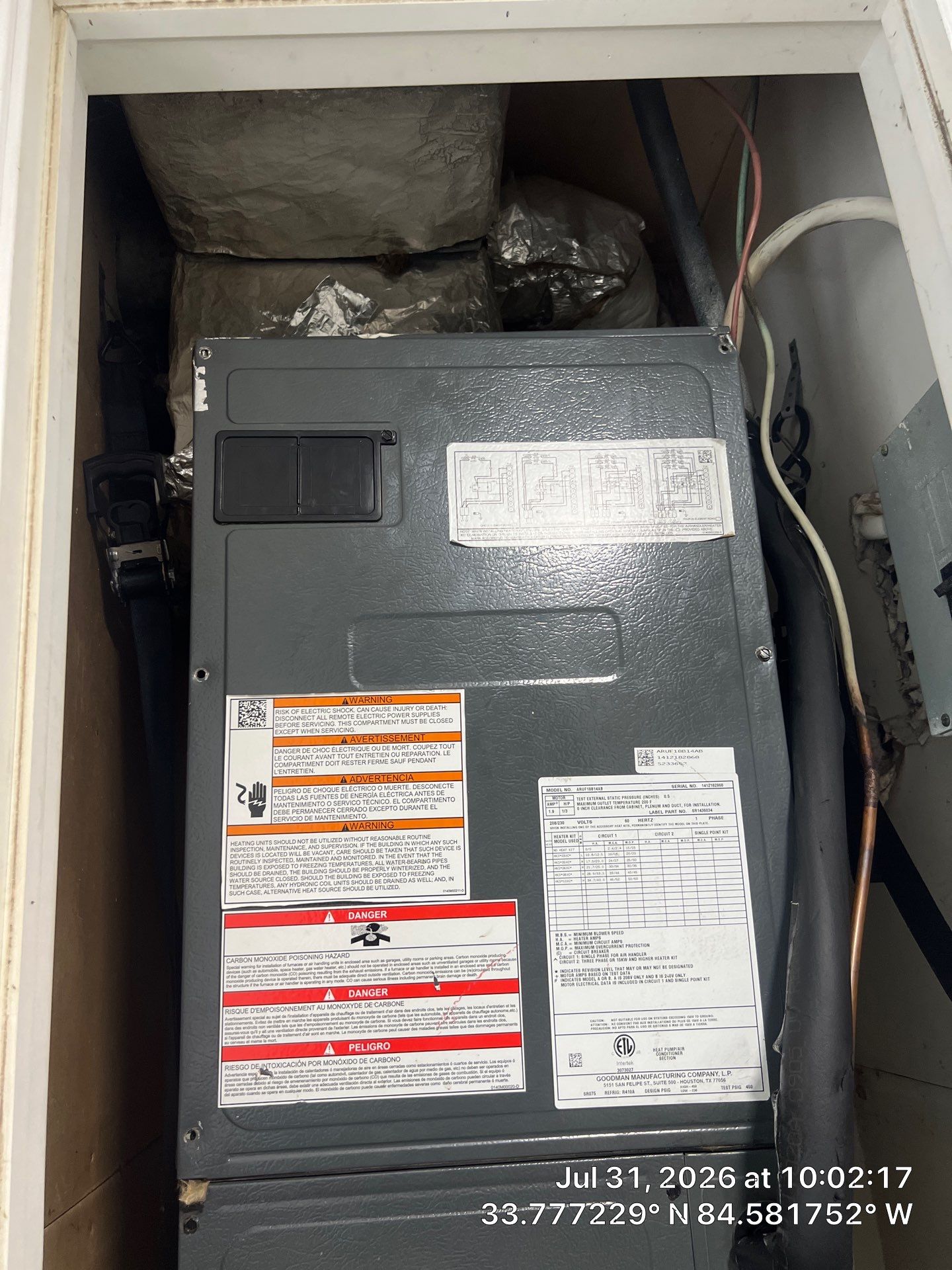 HVAC Air Handler Repair and Ductwork Sealing in Austell by Veasey Mechanical Services