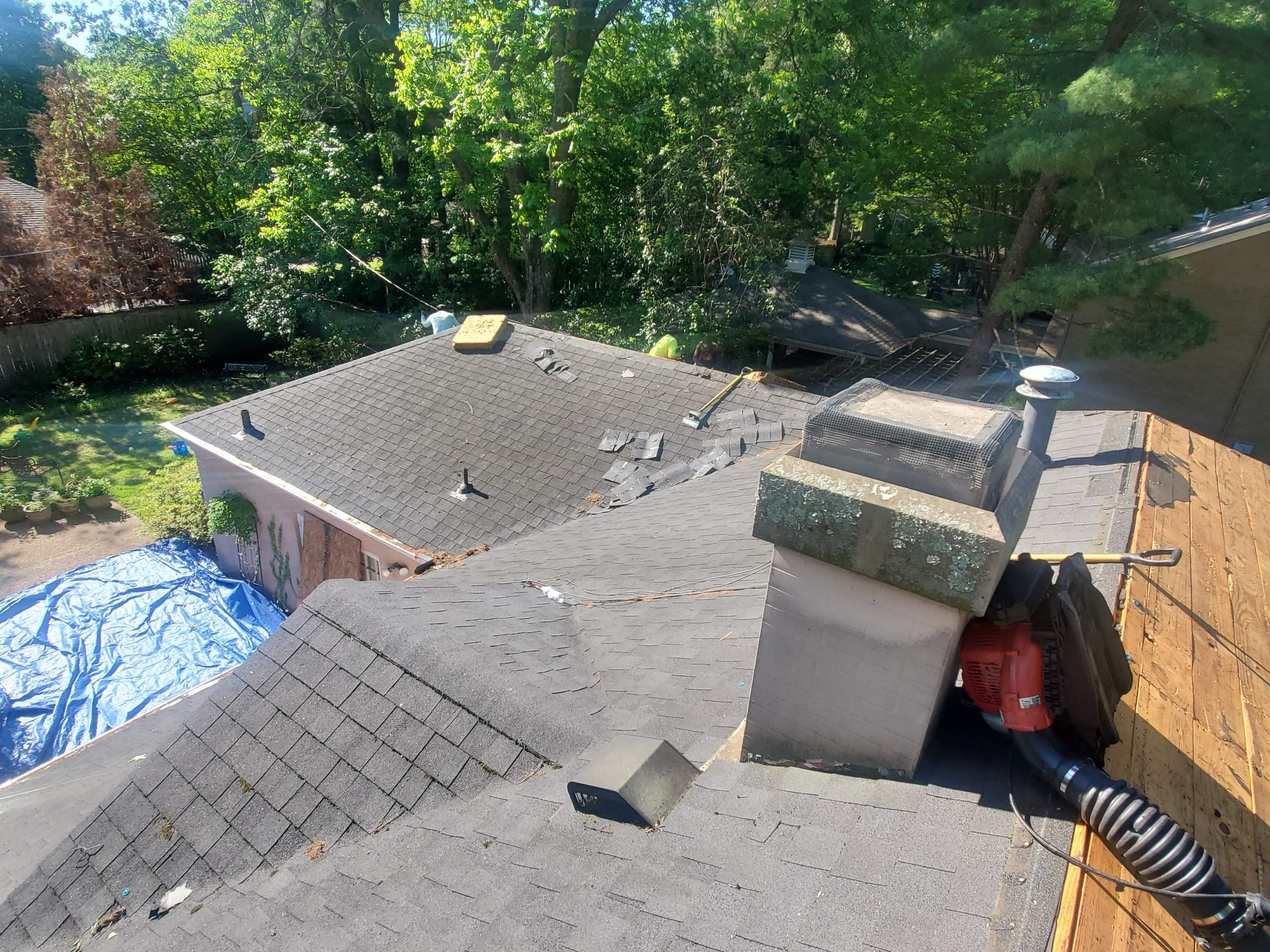 East Memphis Home Roof Replacement Featuring Pewter Gray GAF Timberline HD Shingles by Revival Roofing Services