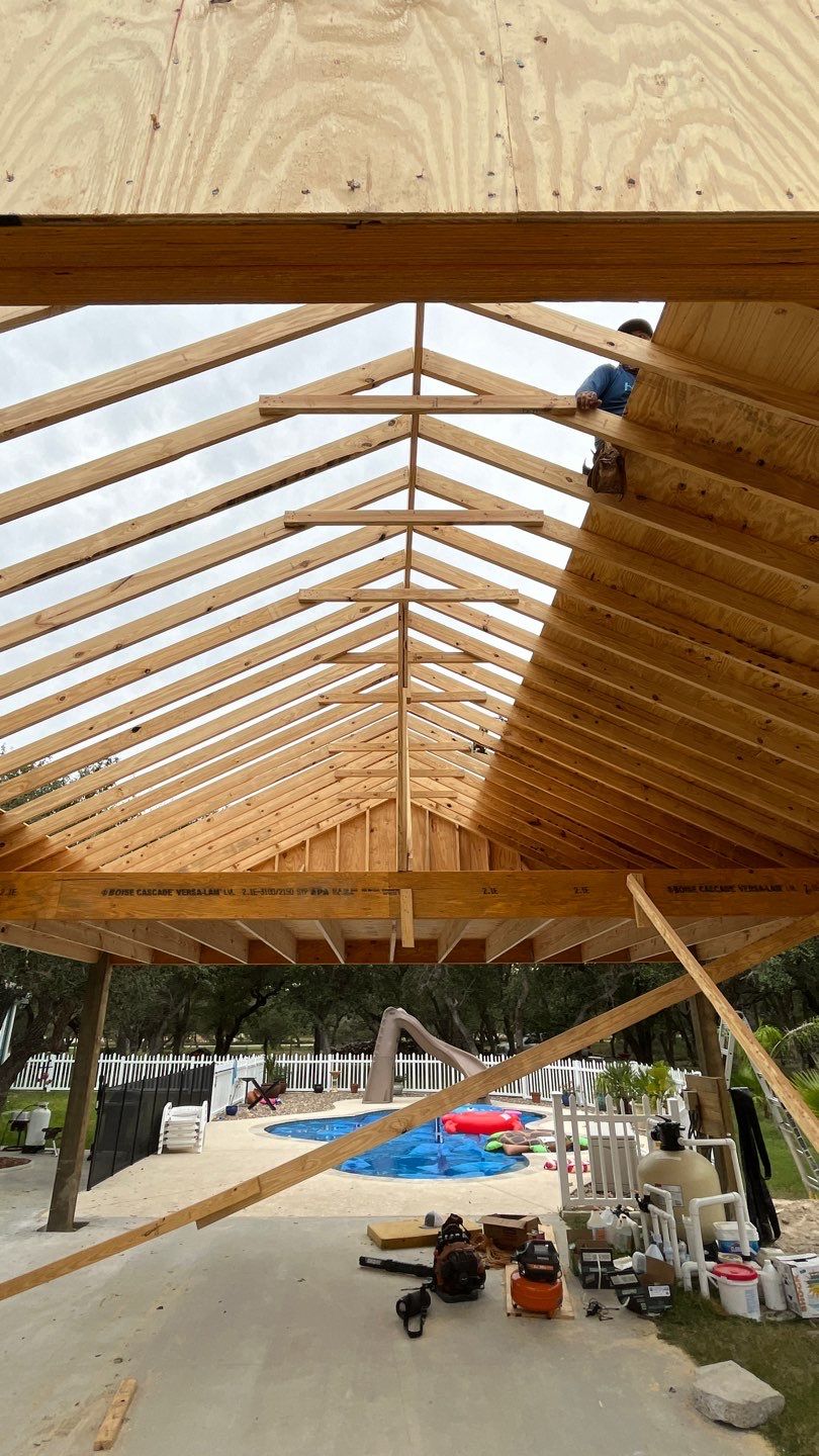 Patio? We got you Covered! by Bayfront Roofing and Construction