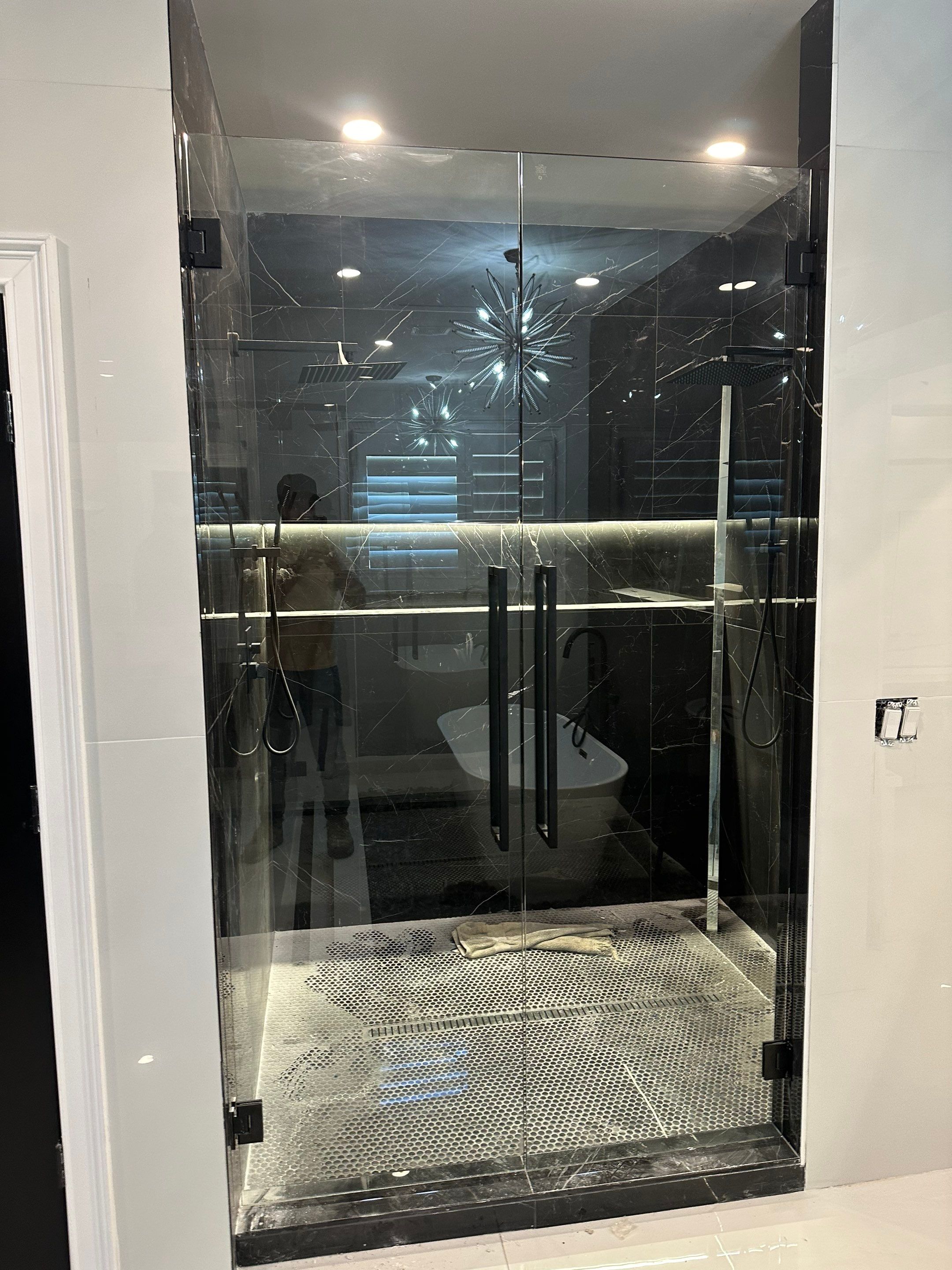 Finished Tiled Bathrooms by Next Step Contracting