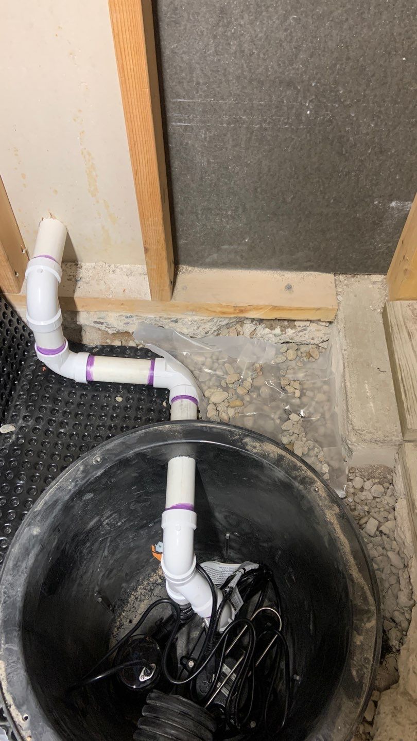 Drain tile in Brooklyn Center by Waterproofing Northeast