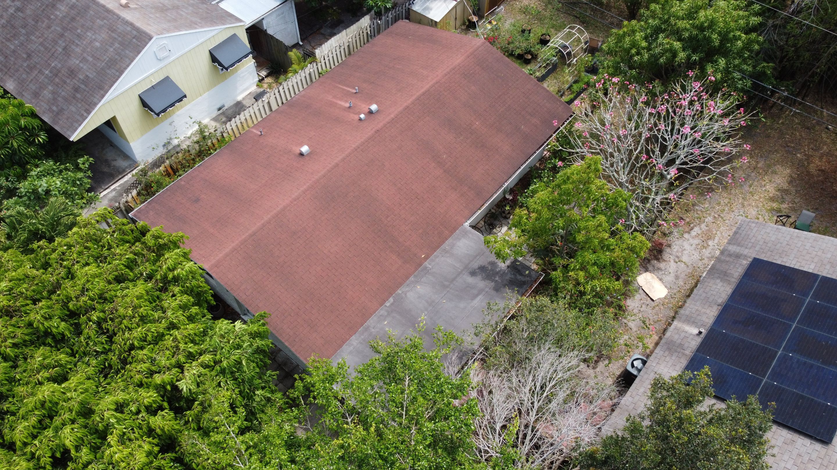 Residential Roofing Installation using 1" Nail strip metal roof by BLUES BROTHERS ROOFING