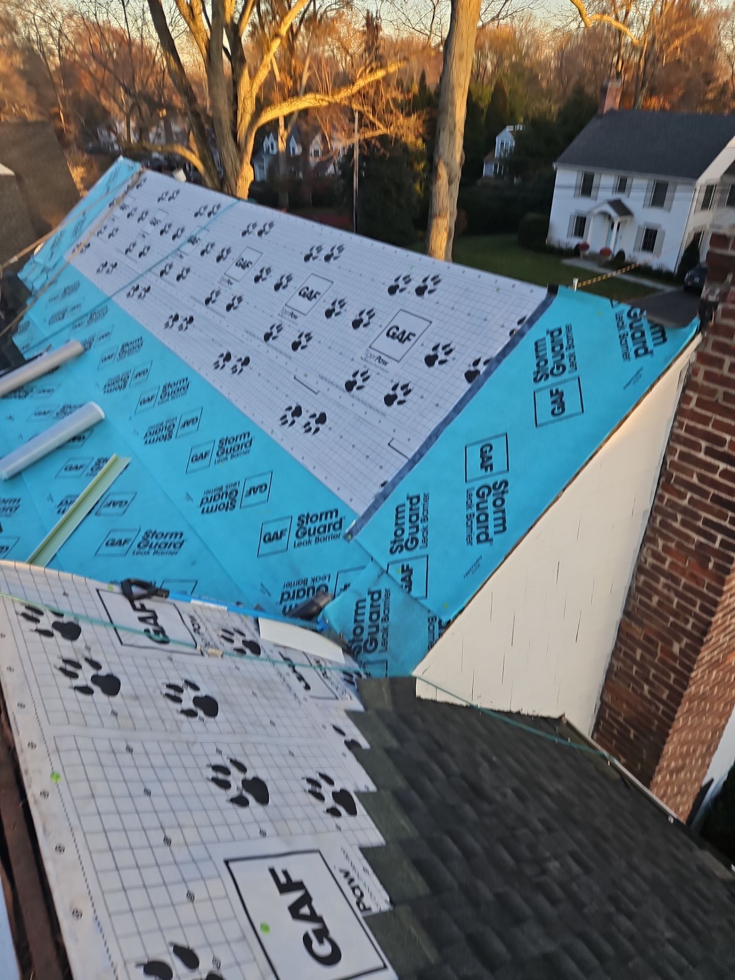 Darien, CT Asphalt, Copper Roof & Half Round Gutters  by Rinaldi Brothers