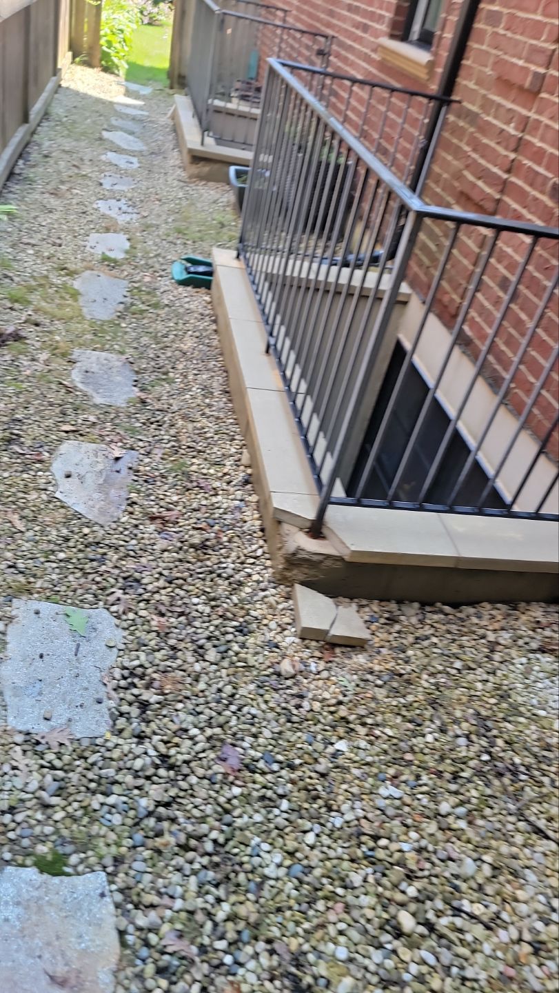 brick paver repair  using Structure bond Techniseal by Northern Power Washing LLC.