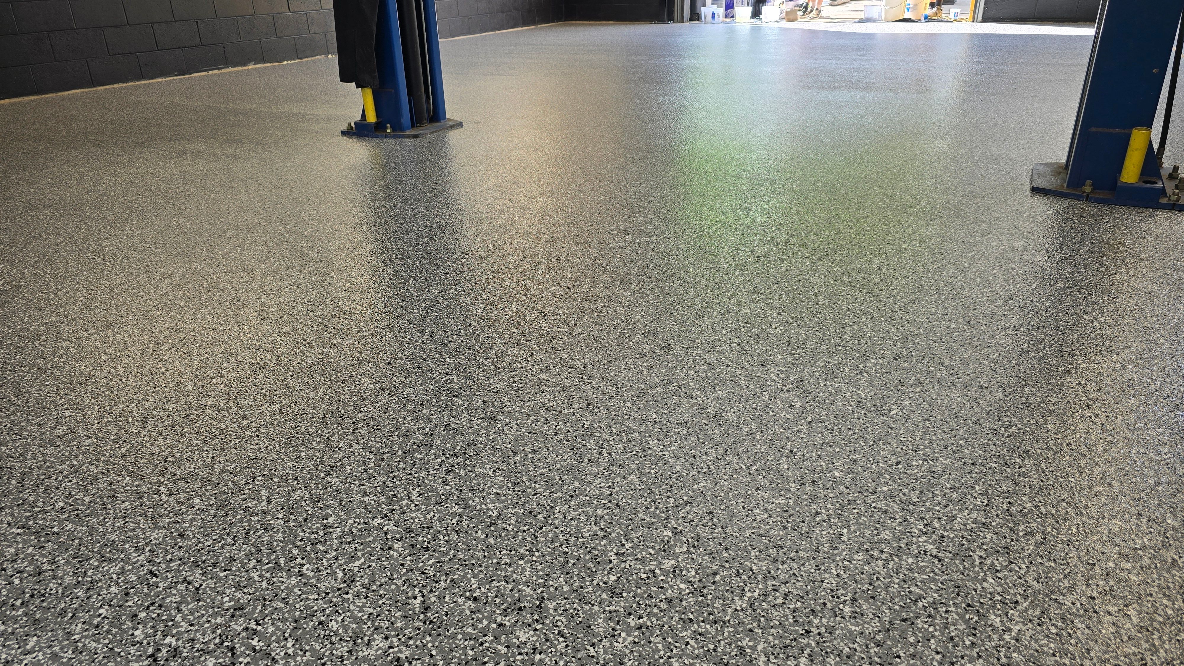 Garage using Wombat by Elite Floor Solutions