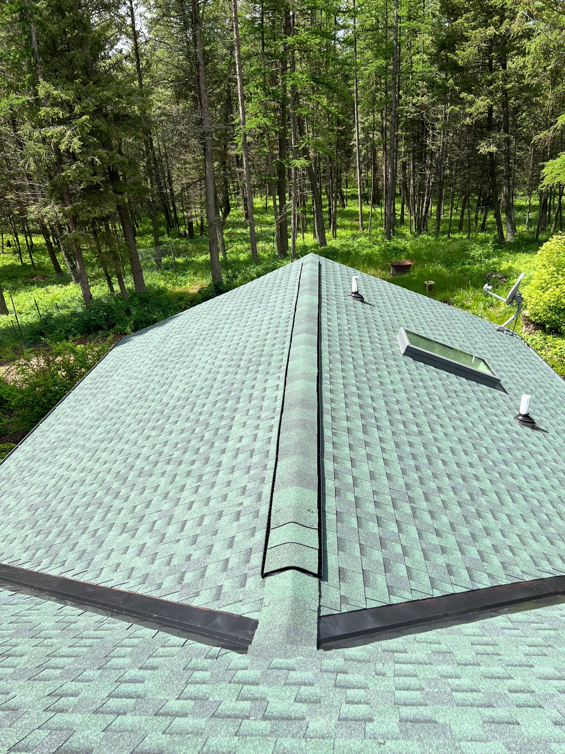 GAF Timberline HDZ - Hunter Green by Montana Roofing Solutions