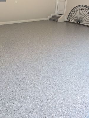Garage Floor Coating using Creekbed