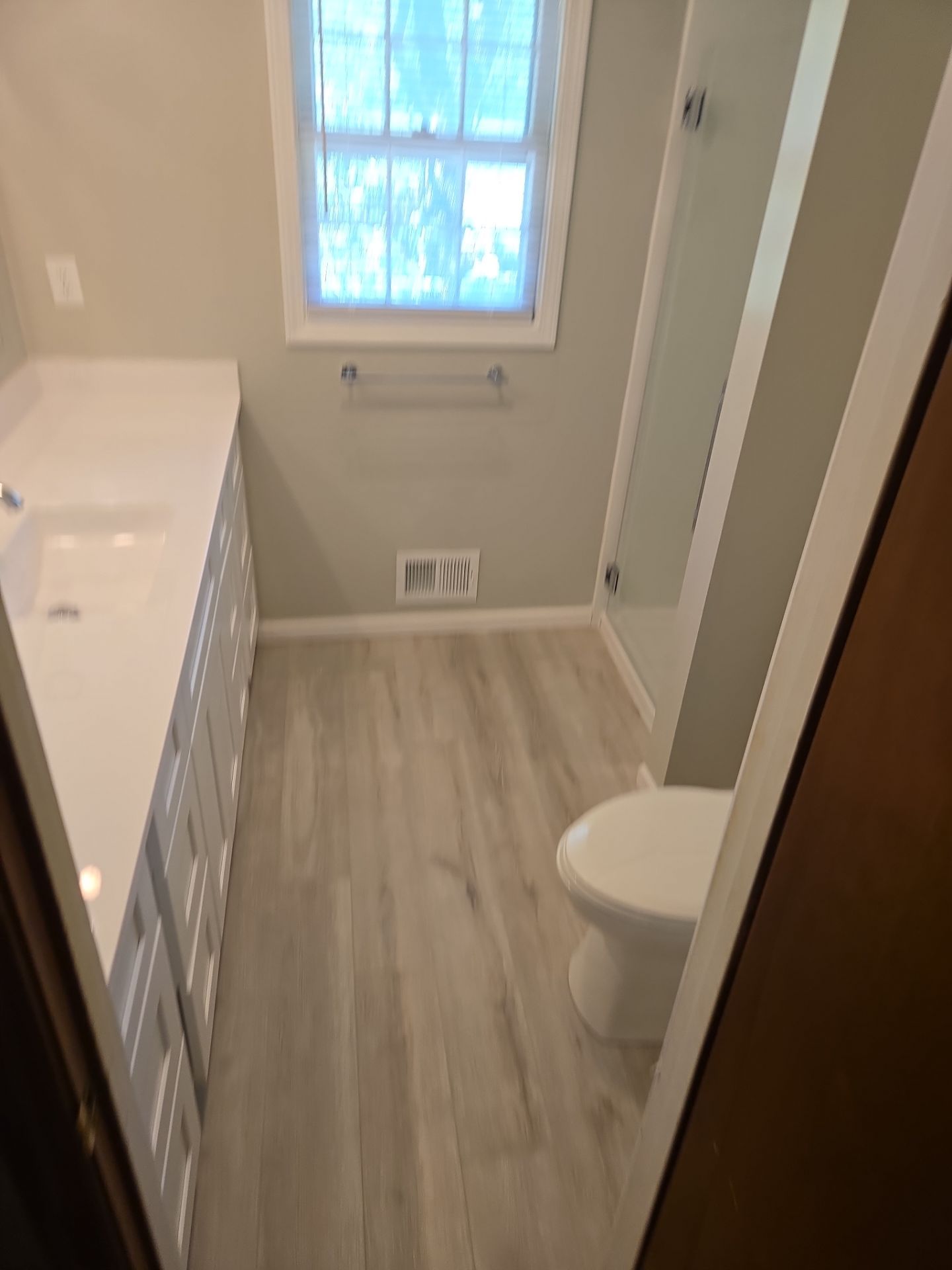 Bathroom Remodel using Shower Door by The Shower Company