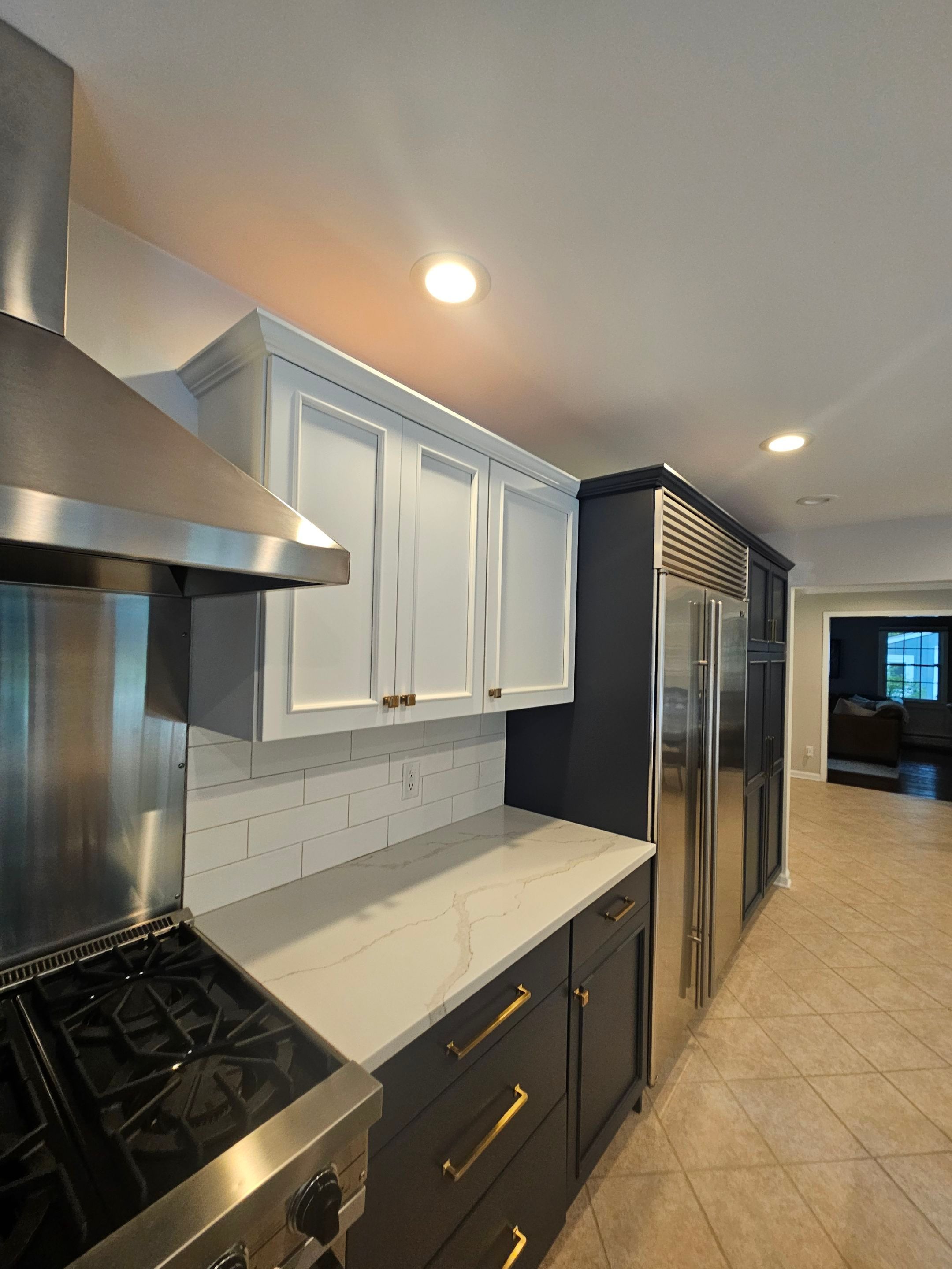 Chic Kitchen Cabinet Refinishing Project by Spectrum Painting, LLC