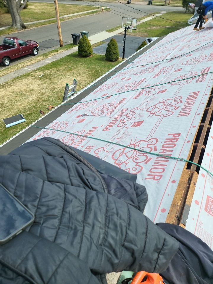 Residential Roofing Installation using Owens Corning TruDefinition - Williamsburg Gray by A Plus Exterior