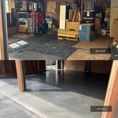 Walworth Garage Floor Replacement
