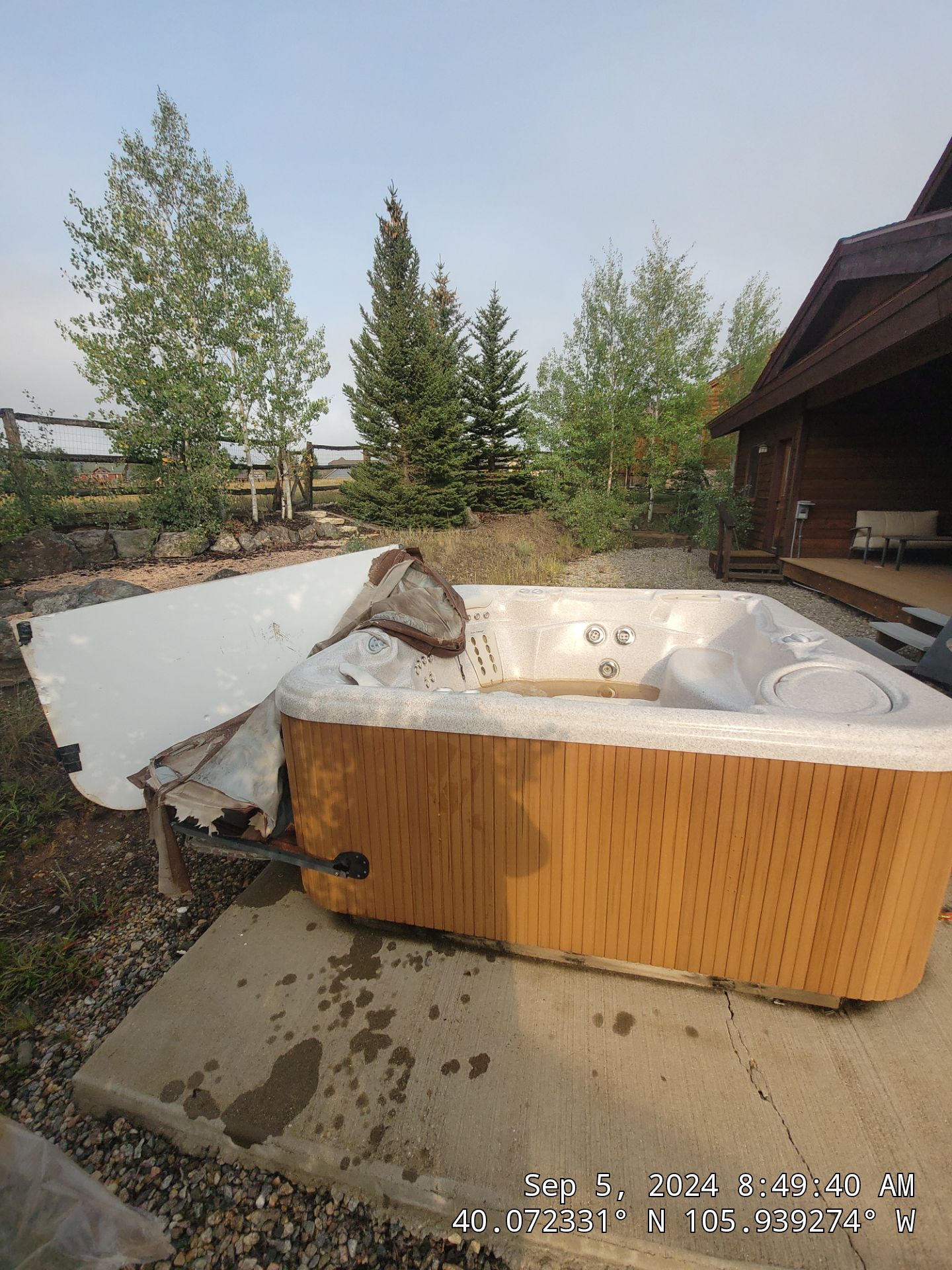 Hot Tub Removal by Wheatley Creek Services