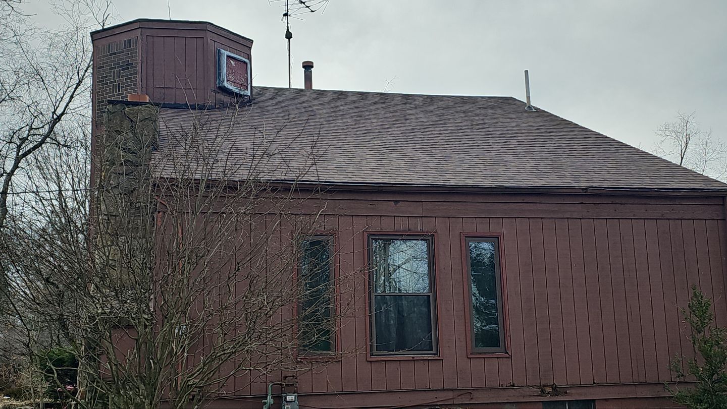Atlas Pinnacle, Color, Burnt Hickory, Drip Edge, Color, Royal Brown by Eagle Eye Roofing