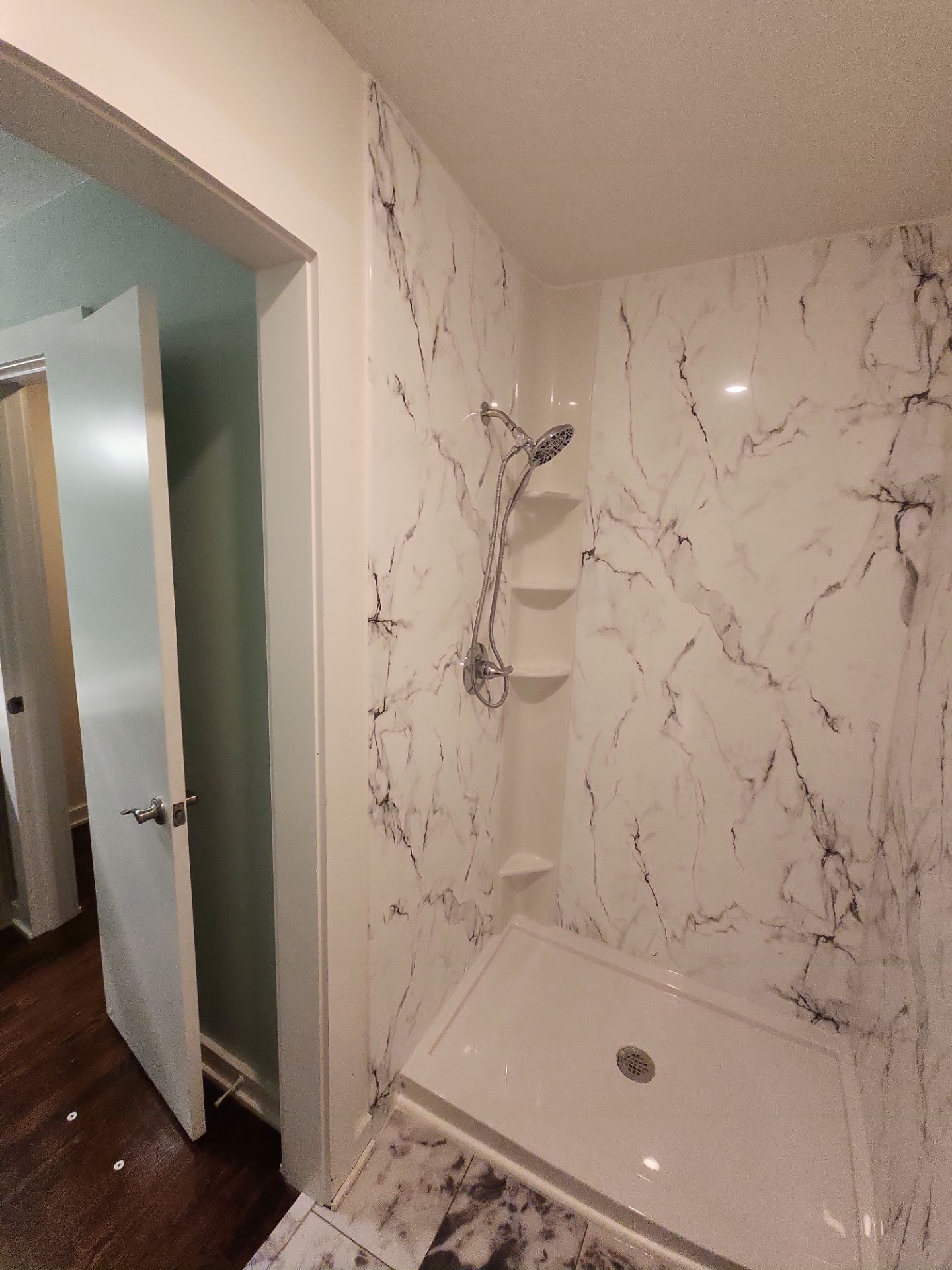 Bathroom Remodel using Acrylic by The Shower Company