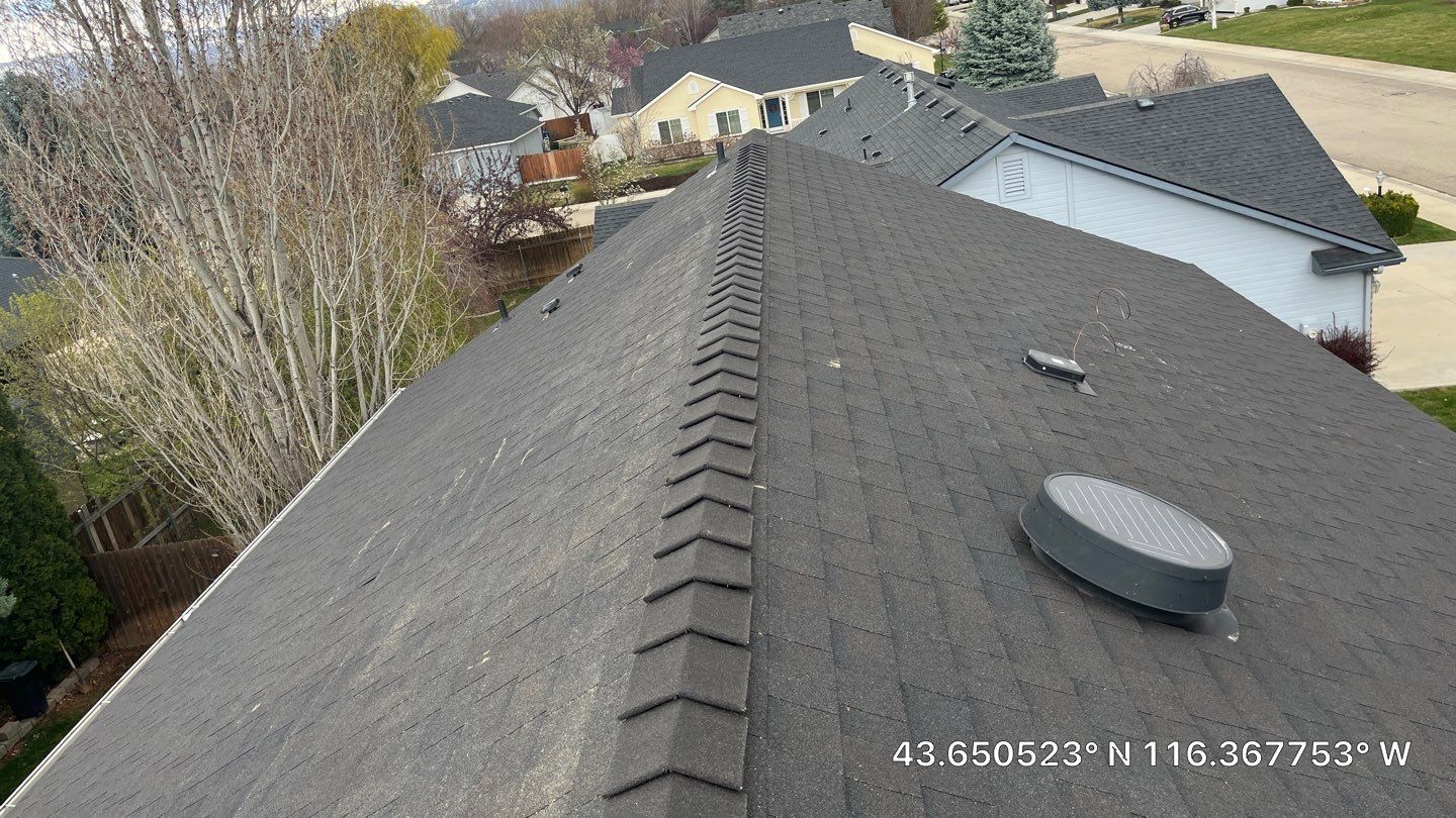 Meridian ID Residential Roofing Installation using Owens Corning by ID Roofing LLC