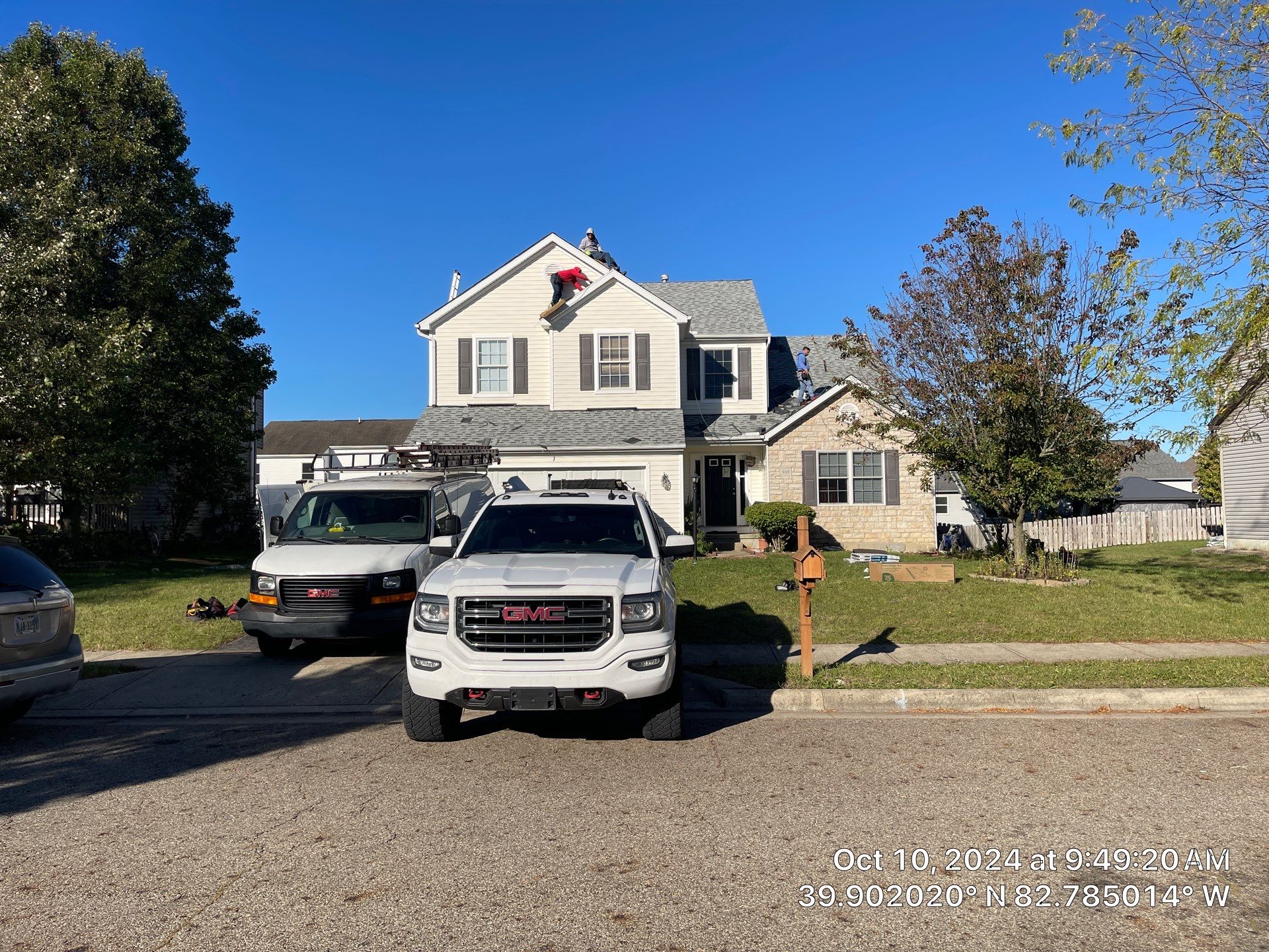 Residential Roofing Installation using IKO dimensional shingles by SOS Home Ohio 