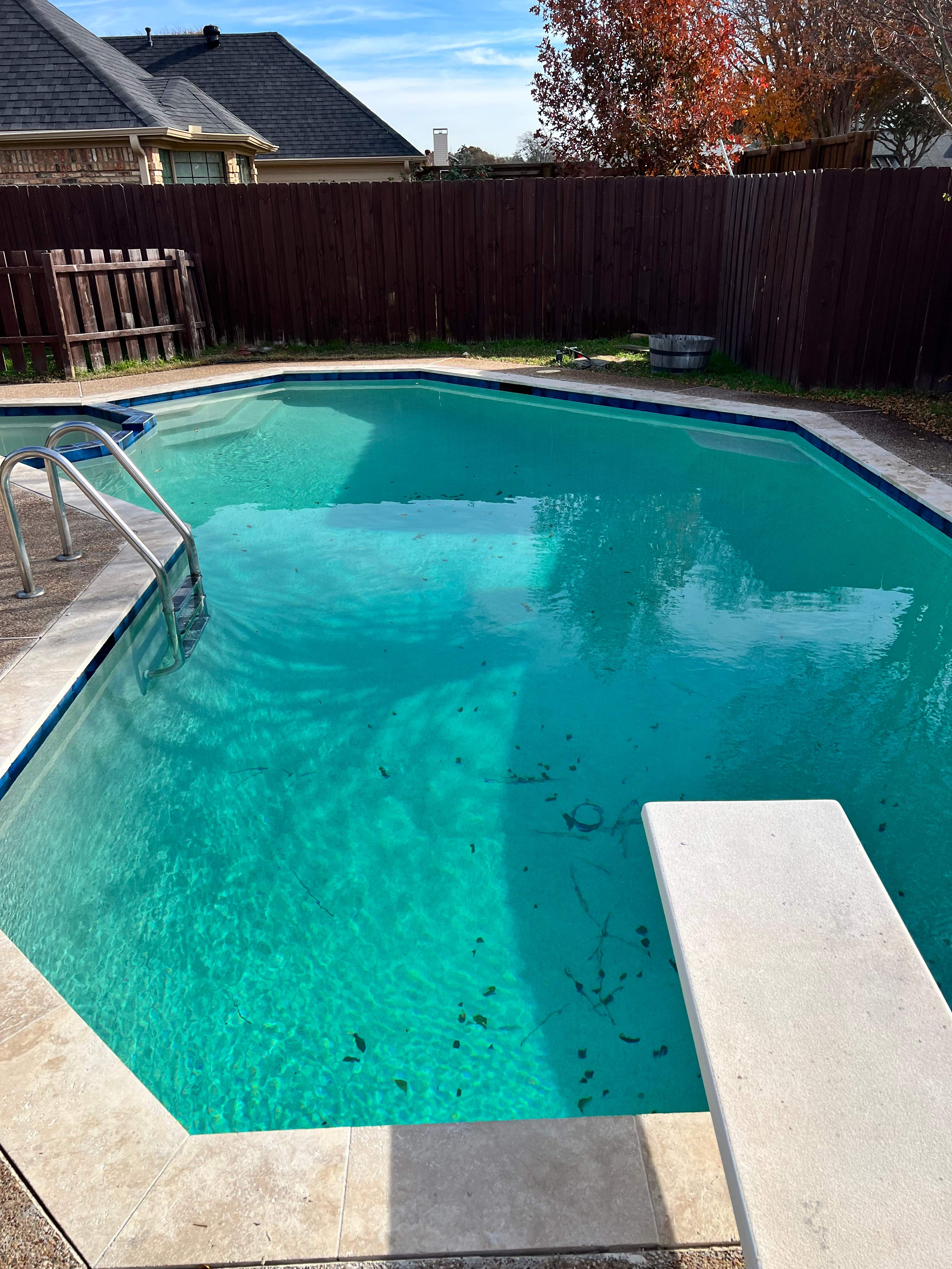 Geometric Pool and Spa Resurface Remodel by Pinnacle Pools and Spas - DFW