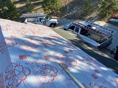 Residential Roofing Installation using Owens Corning TruDefinition Duration STORM - Estate Gray
