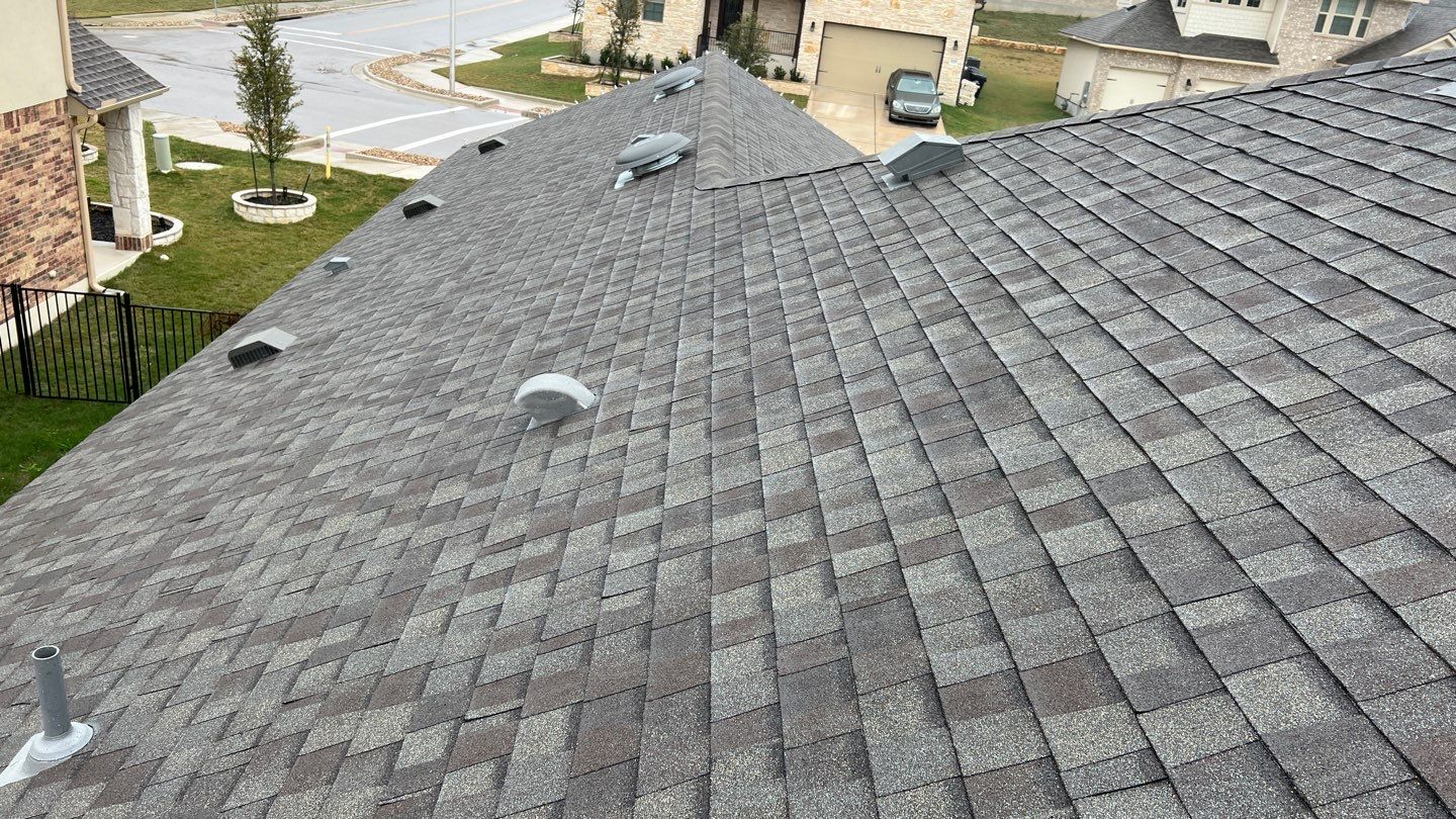 Hail claim roof replacement by Oakwood Roofing and Construction, LLC